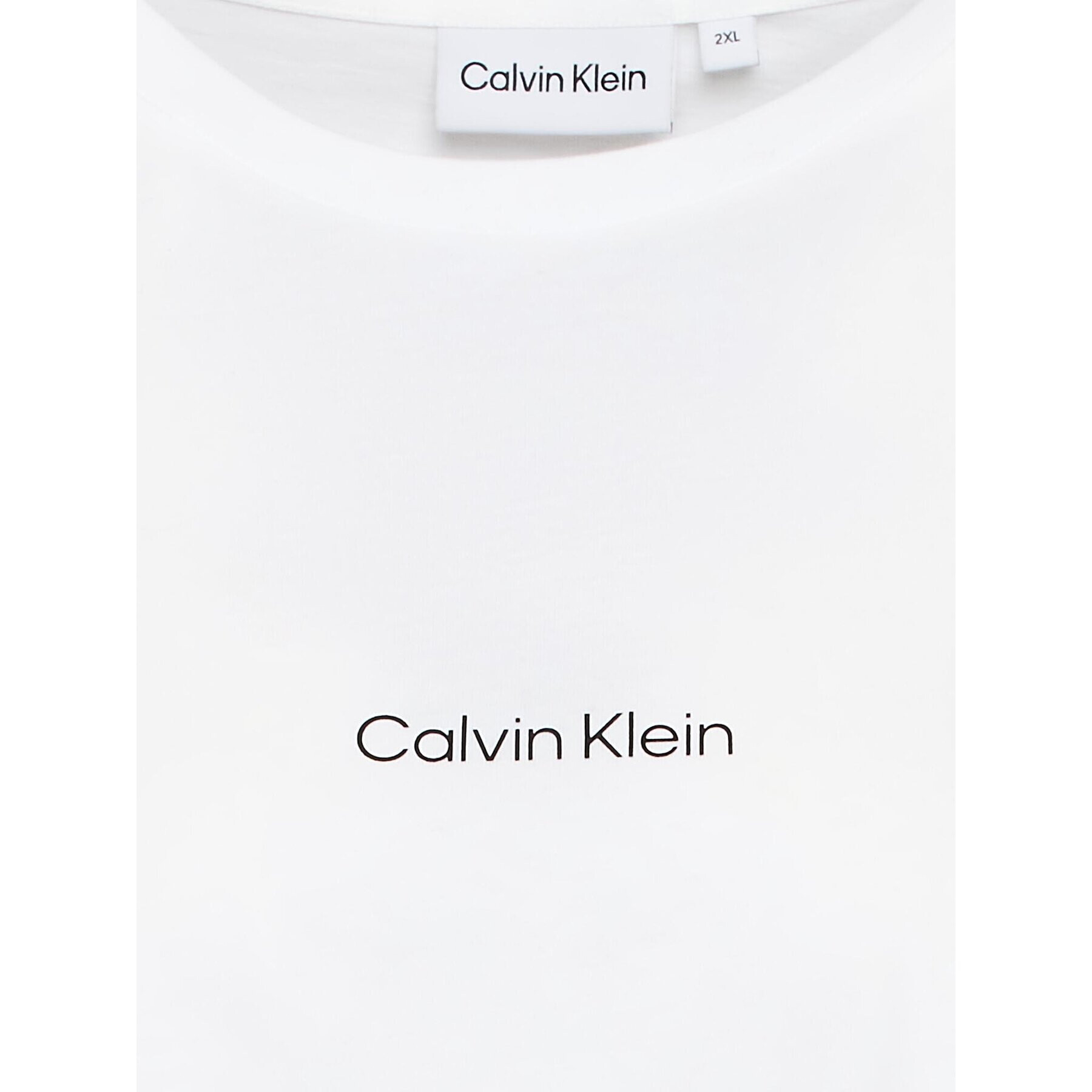 Calvin Klein Jeans Plus Тишърт K20K205471 Бял Regular Fit - Pepit.bg