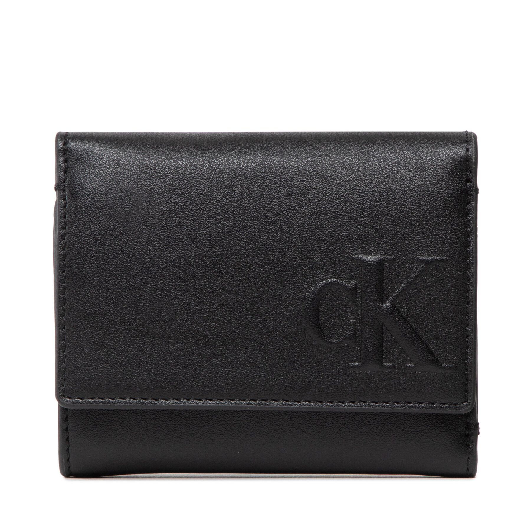 Calvin Klein Jeans Подаръчен комплект Trifold + Hardware Keyfob K60K610150 Черен - Pepit.bg