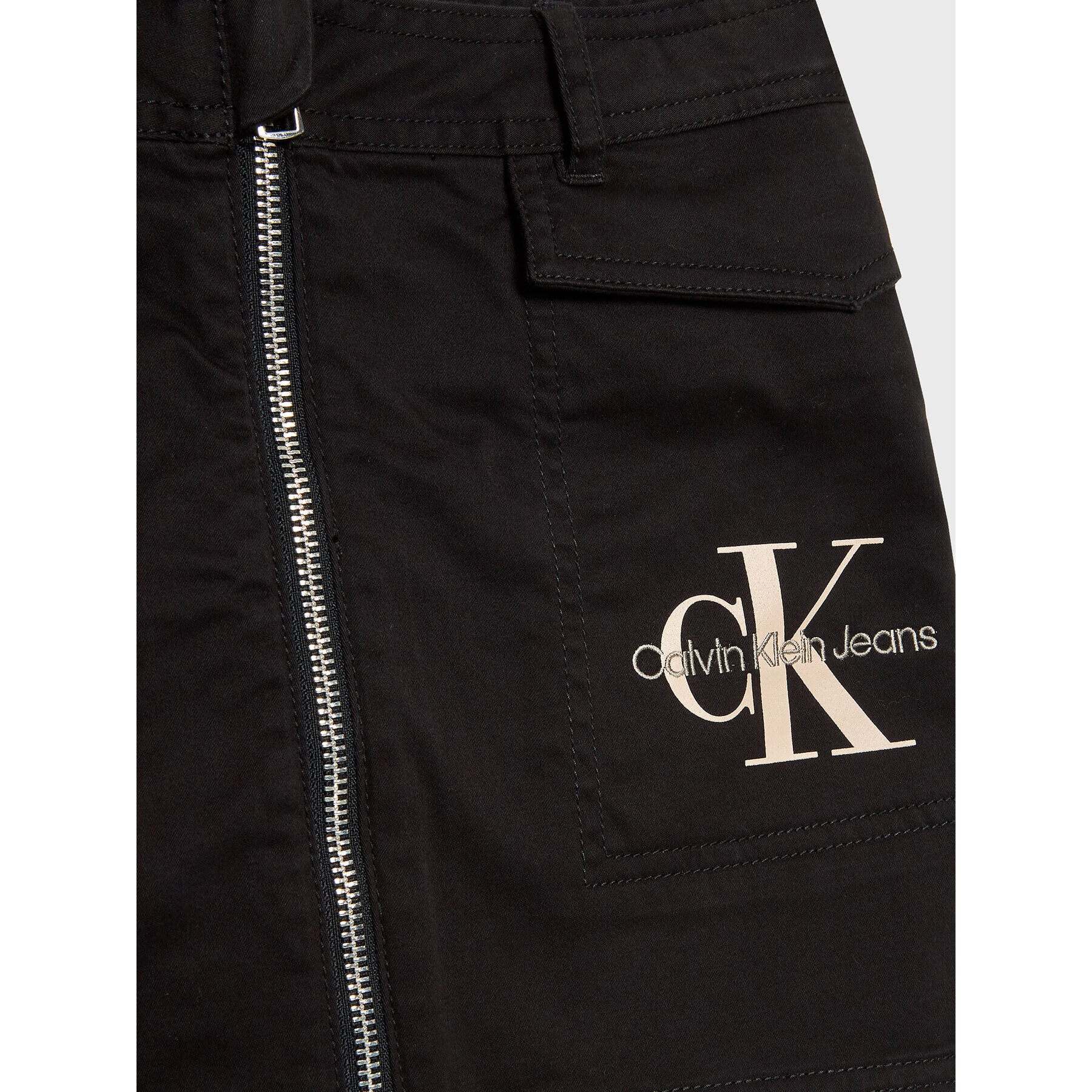 Calvin Klein Jeans Пола Monogram Off Placed IG0IG01824 Черен Regular Fit - Pepit.bg