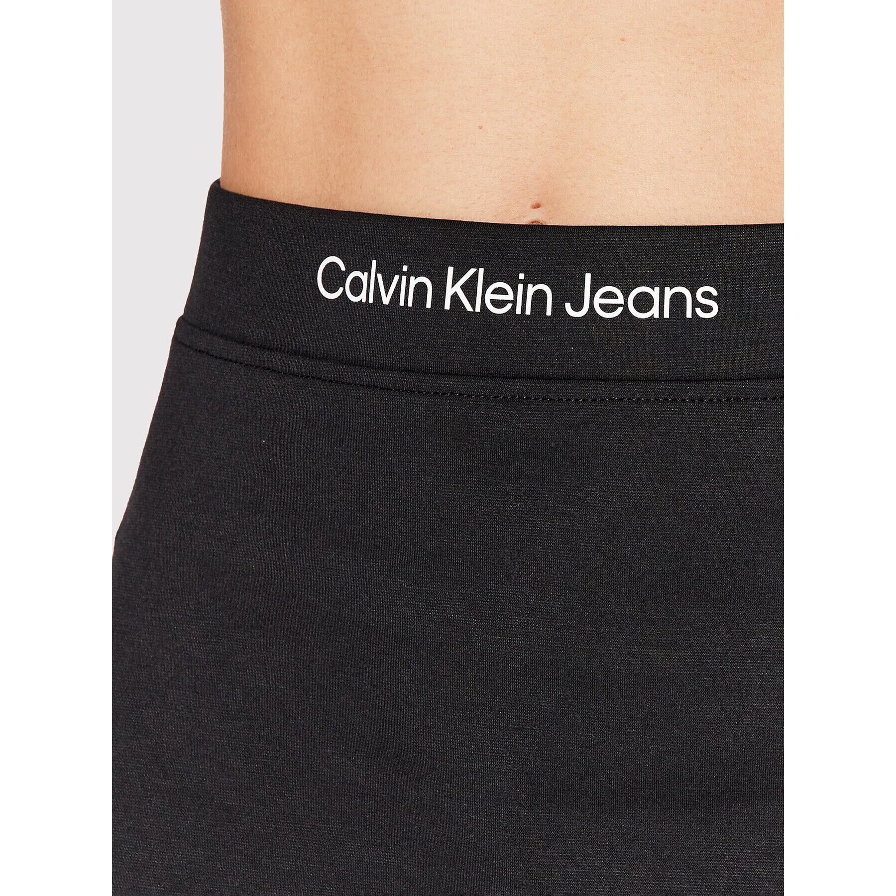 Calvin Klein Jeans Пола тип трапец J20J218951 Черен Regular Fit - Pepit.bg