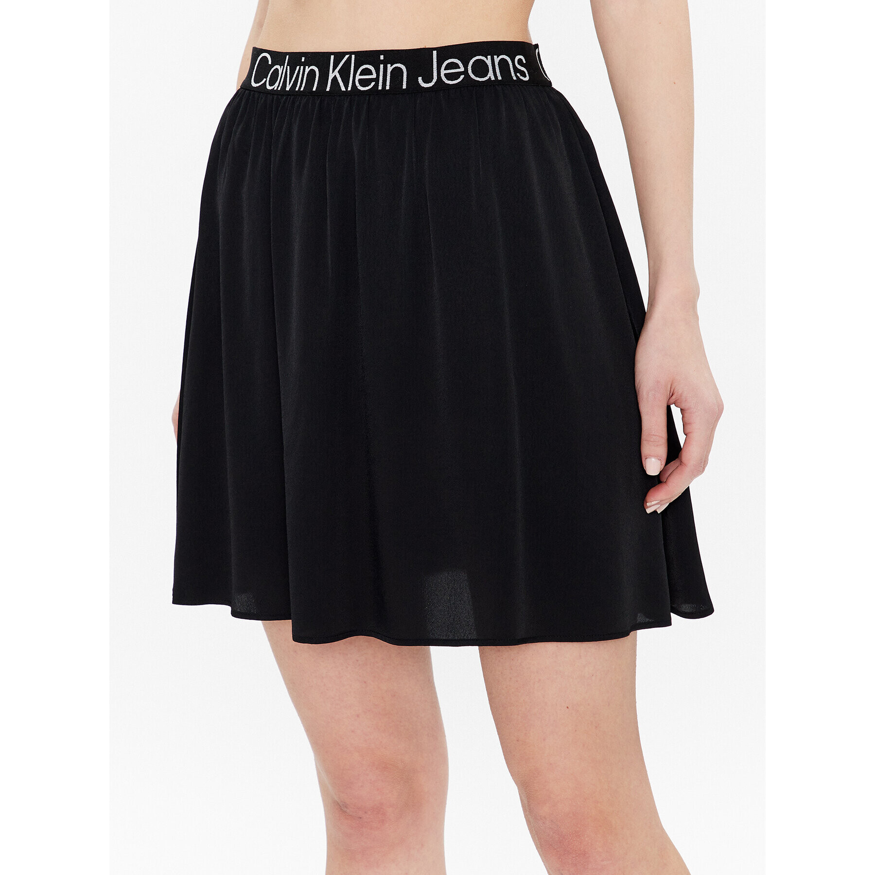 Calvin Klein Jeans Пола тип трапец J20J221512 Черен Regular Fit - Pepit.bg