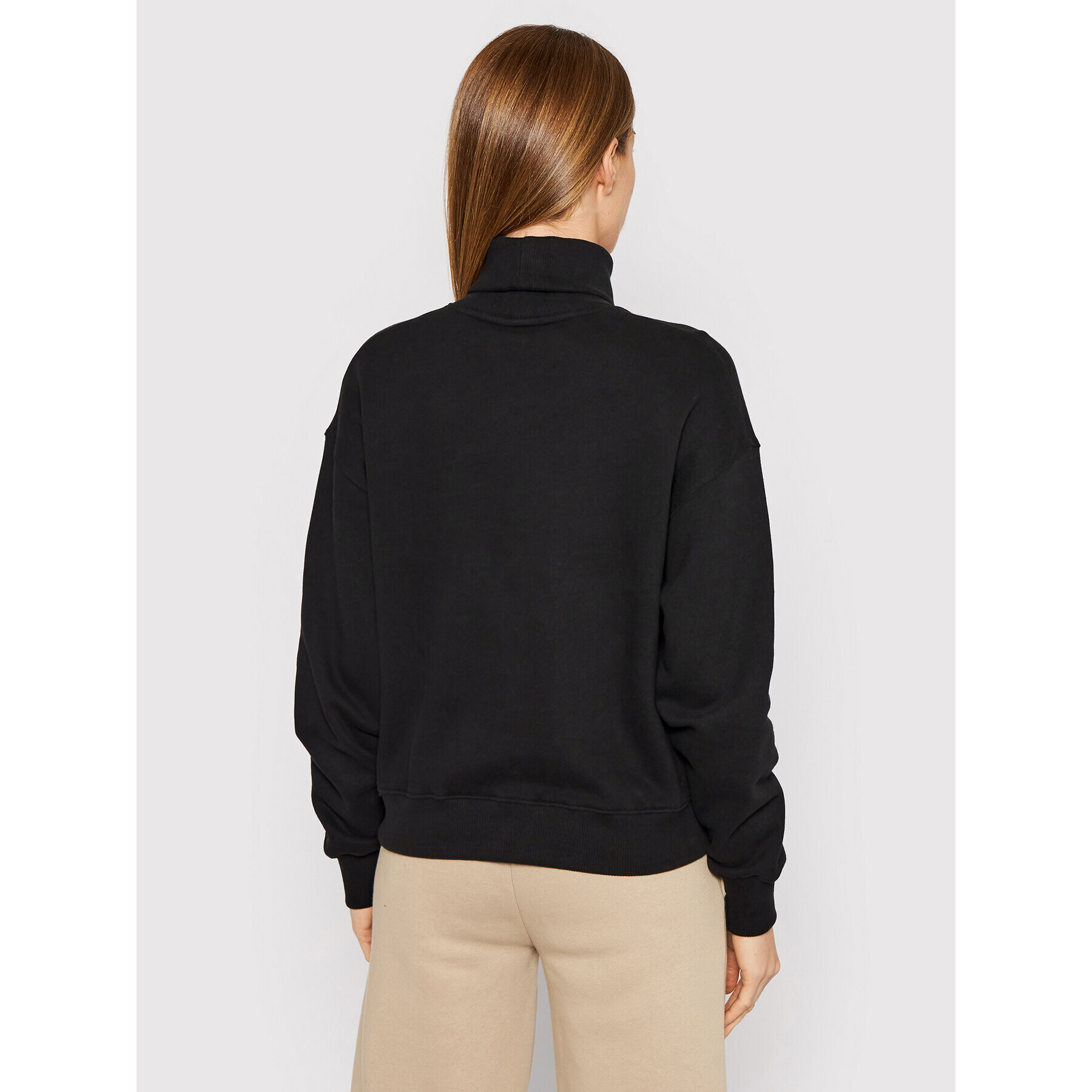 Calvin Klein Jeans Поло J20J216962 Черен Oversize - Pepit.bg