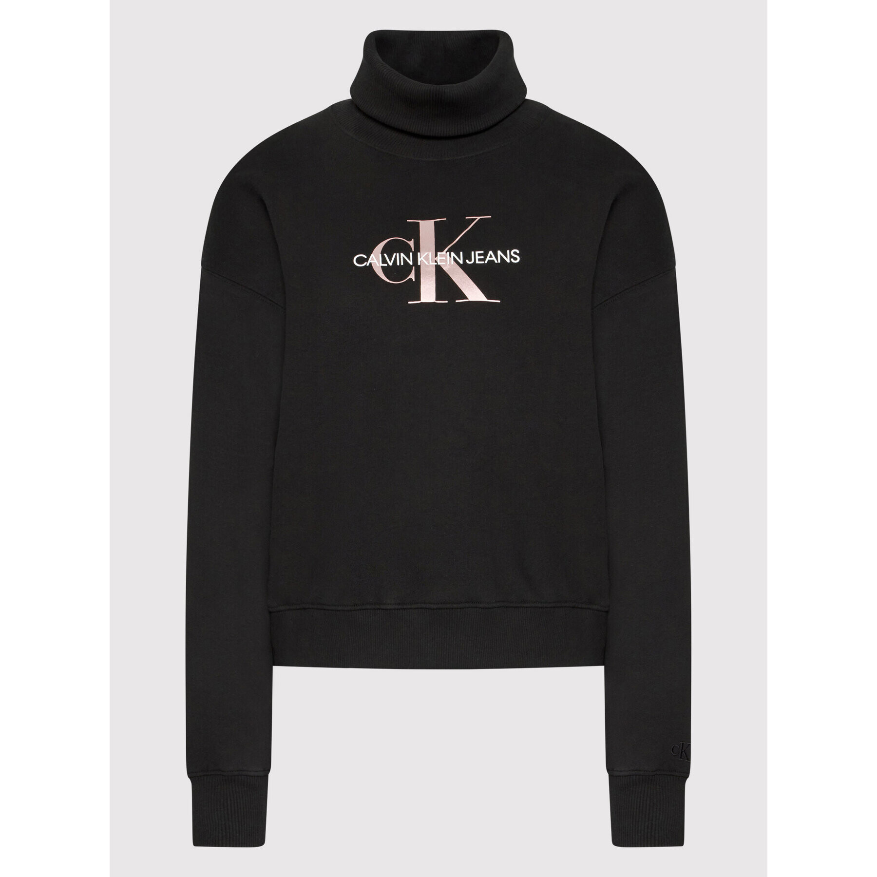 Calvin Klein Jeans Поло J20J216962 Черен Oversize - Pepit.bg