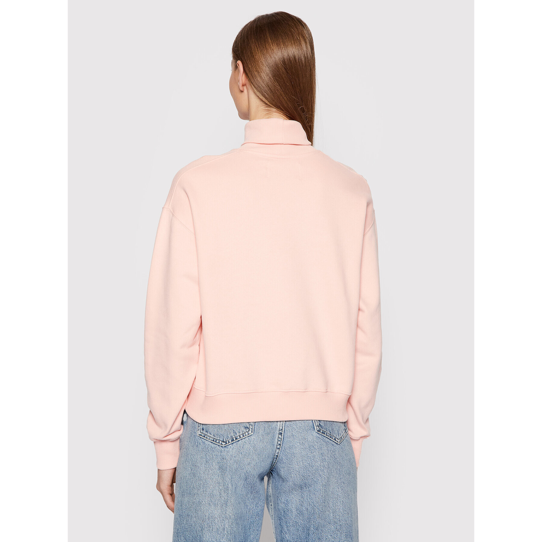 Calvin Klein Jeans Поло J20J216962 Розов Oversize - Pepit.bg