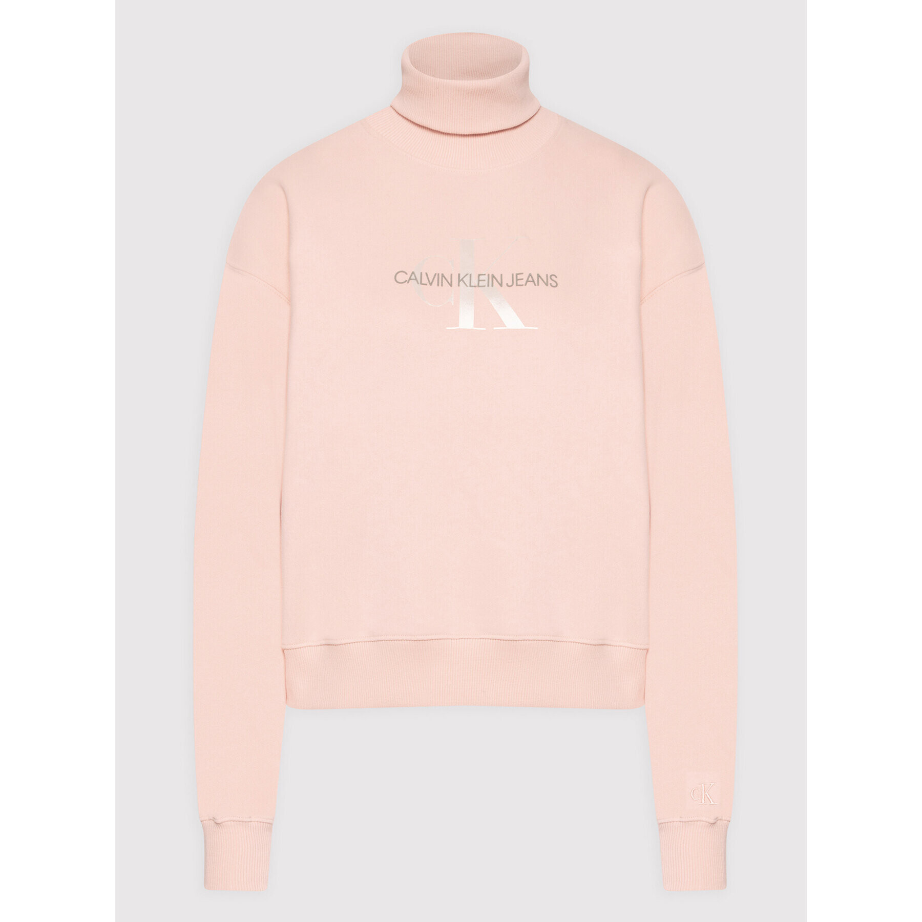 Calvin Klein Jeans Поло J20J216962 Розов Oversize - Pepit.bg