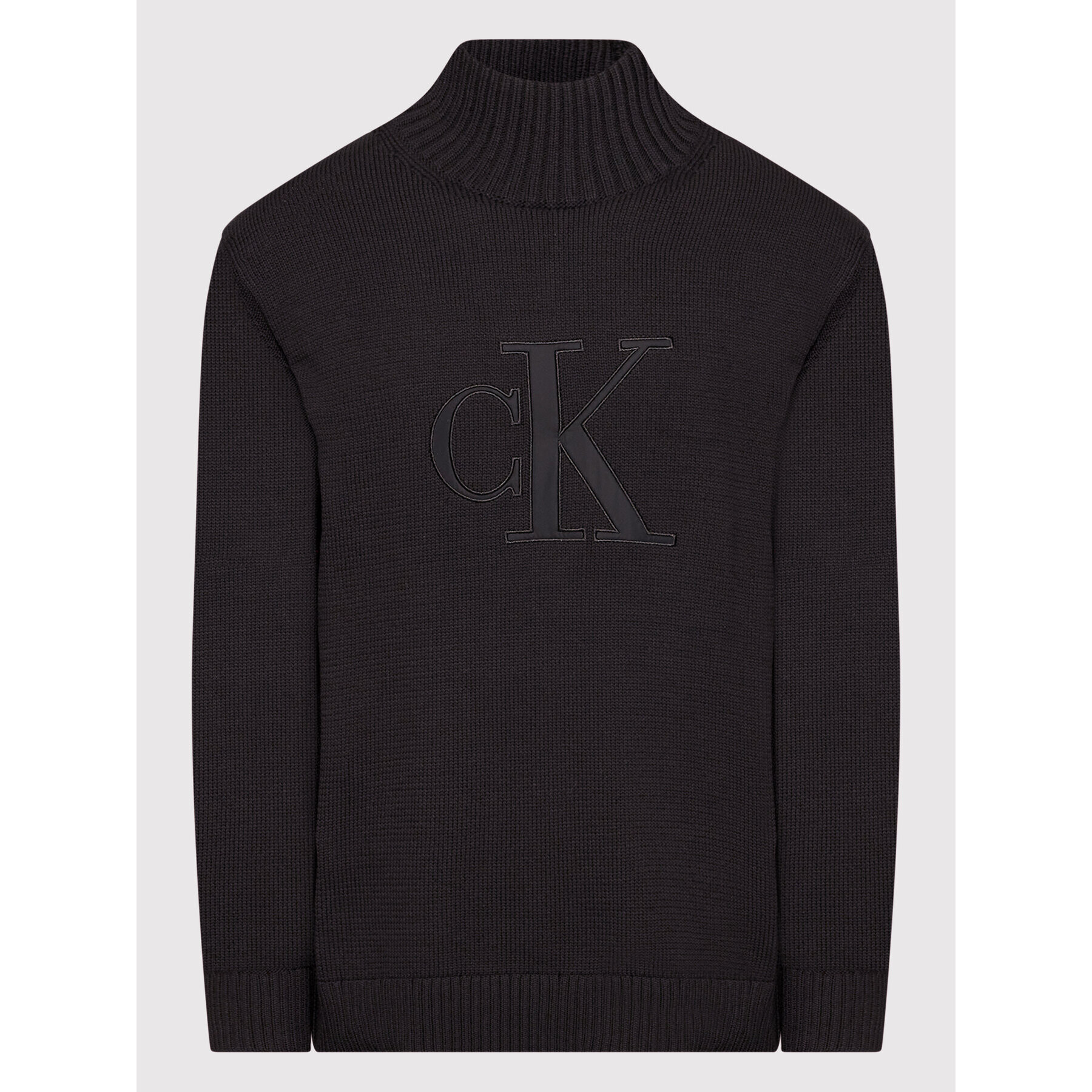 Calvin Klein Jeans Поло J30J318619 Черен Regular Fit - Pepit.bg