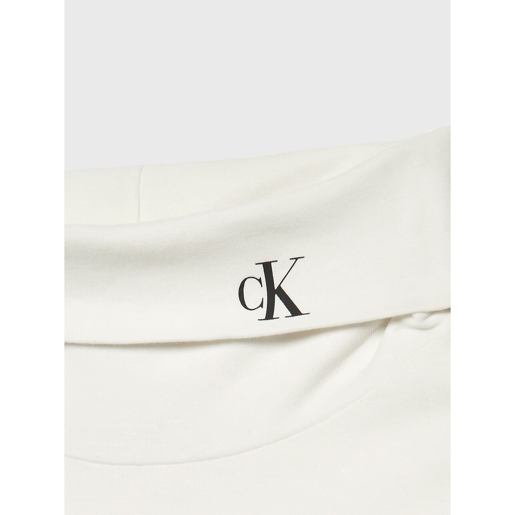 Calvin Klein Jeans Поло Monogram IG0IG01164 Бял Slim Fit - Pepit.bg