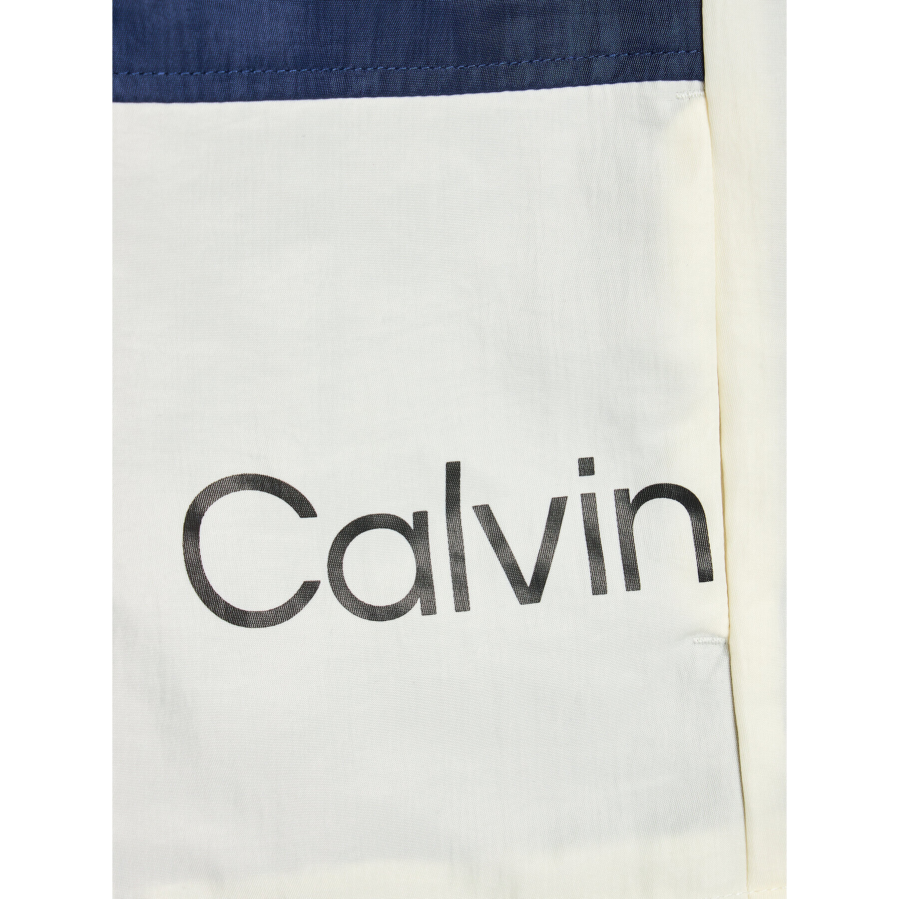 Calvin Klein Jeans Преходно яке Block IB0IB01269 Бял Regular Fit - Pepit.bg