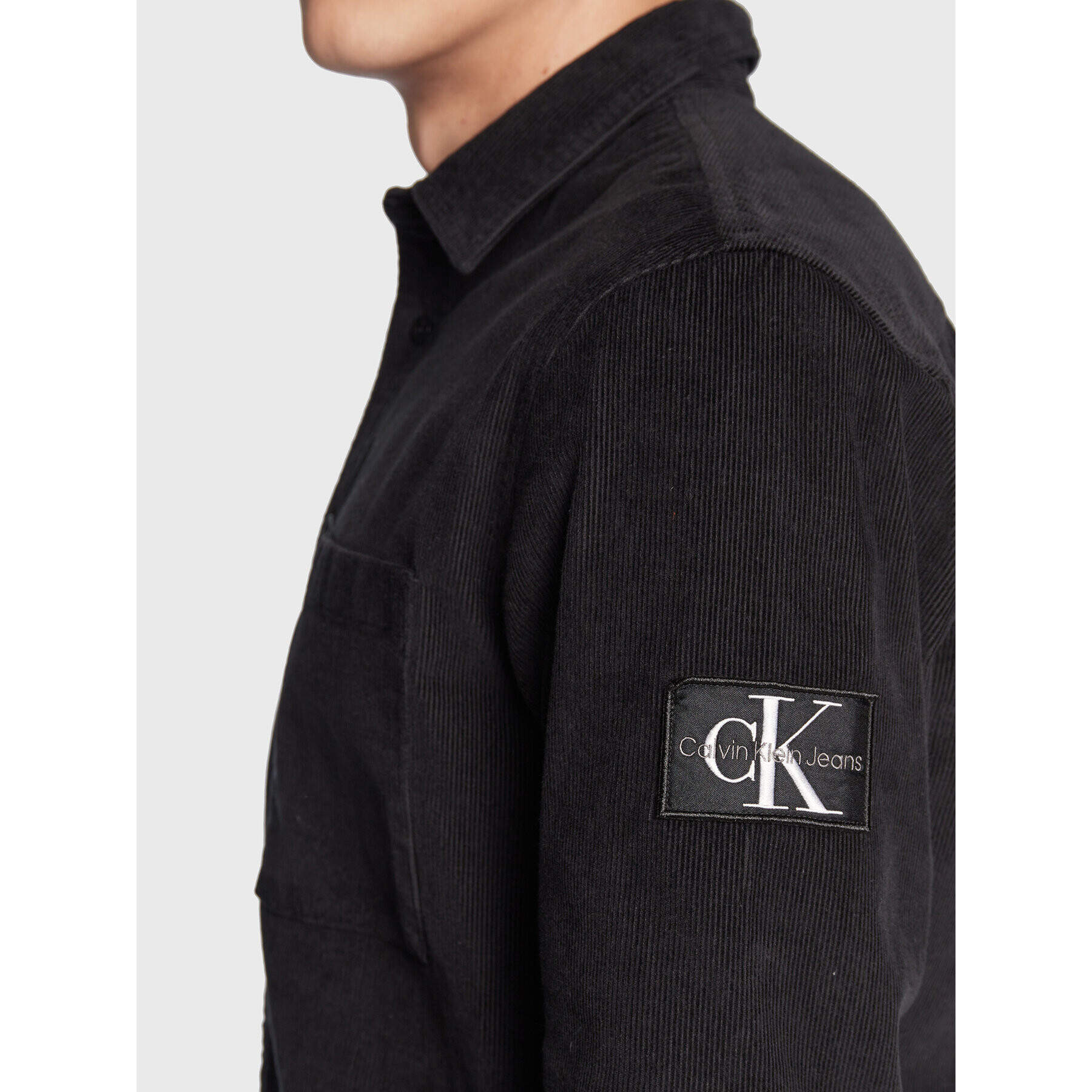 Calvin Klein Jeans Преходно яке J30J322208 Черен Regular Fit - Pepit.bg