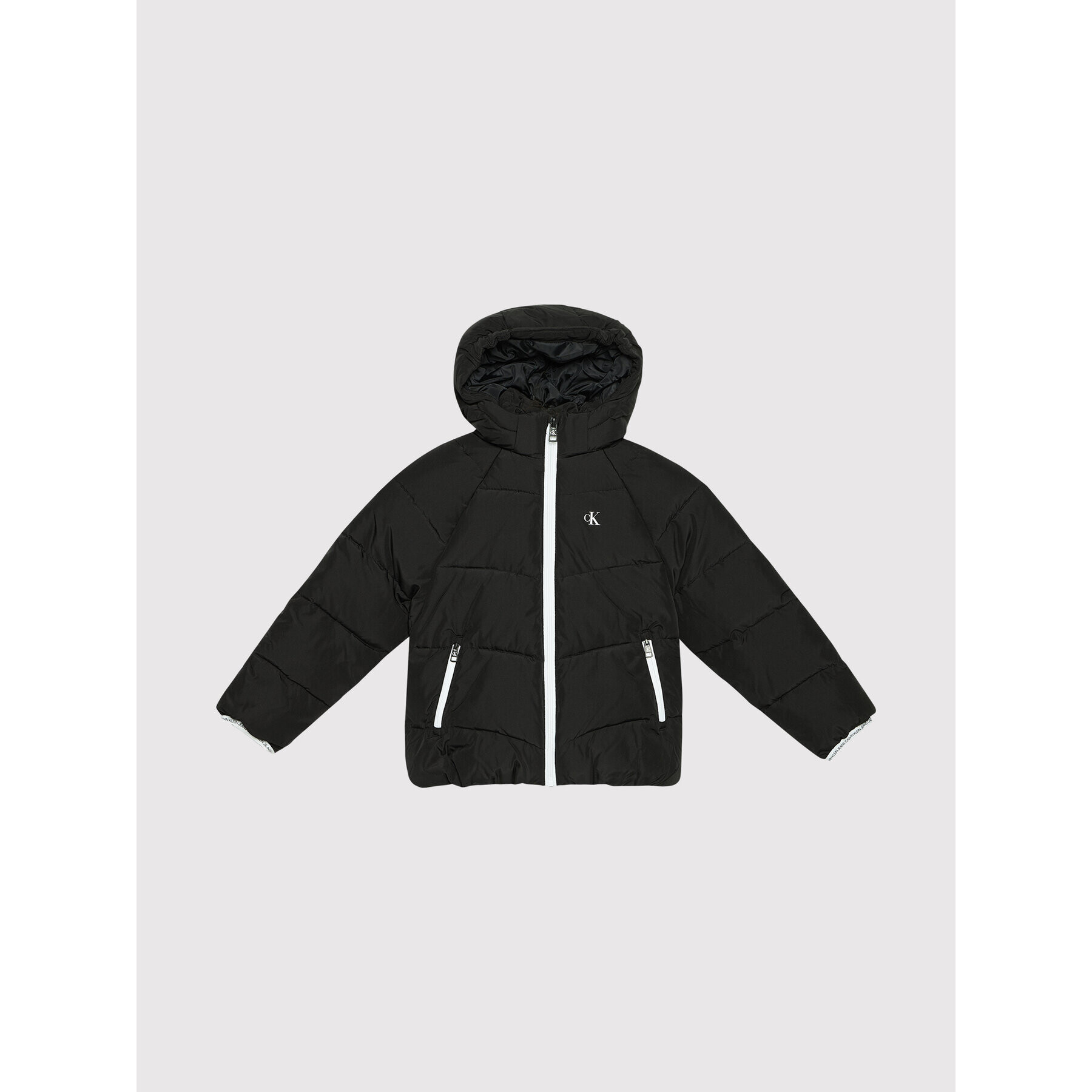 Calvin Klein Jeans Пухено яке IG0IG01040 Черен Regular Fit - Pepit.bg