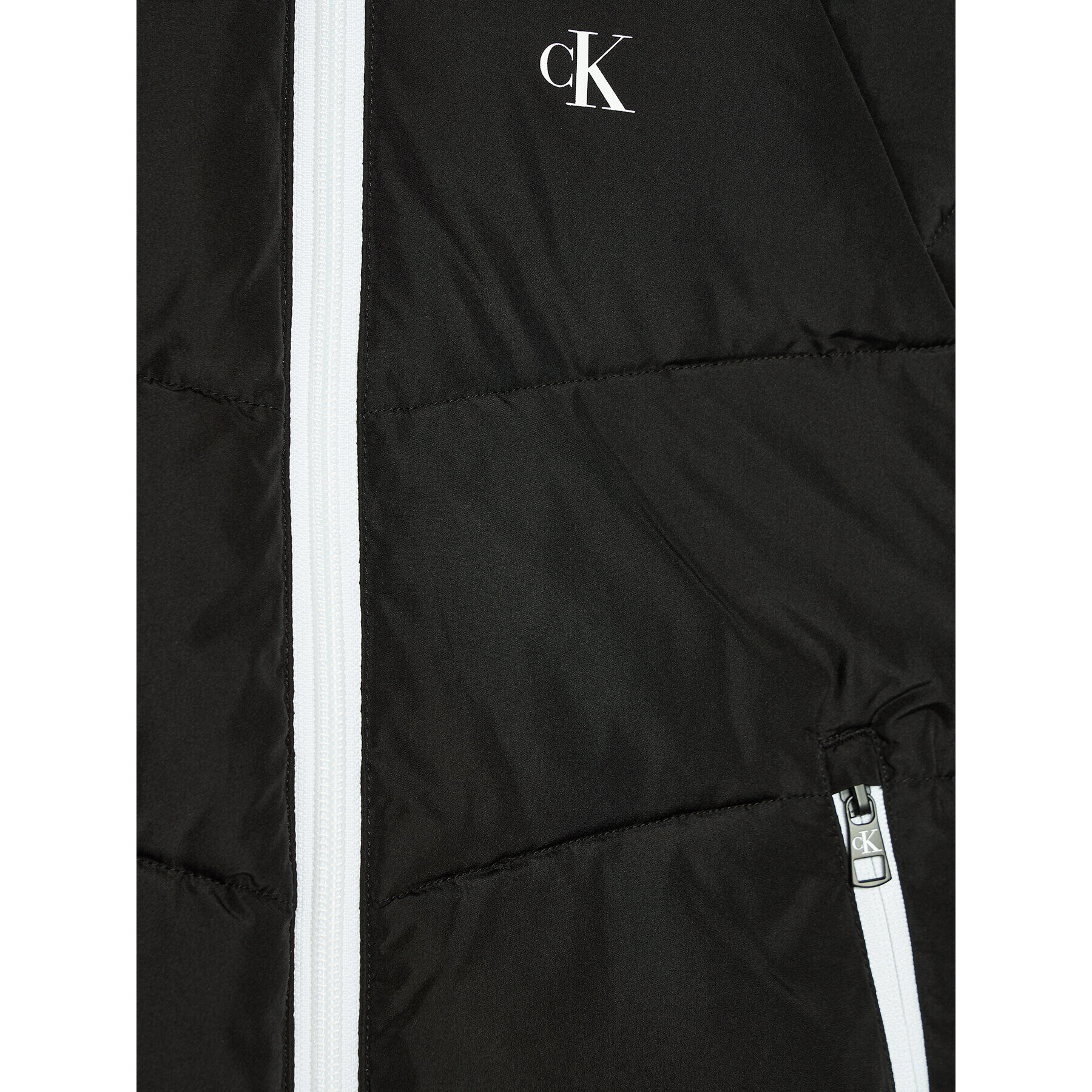 Calvin Klein Jeans Пухено яке IG0IG01040 Черен Regular Fit - Pepit.bg