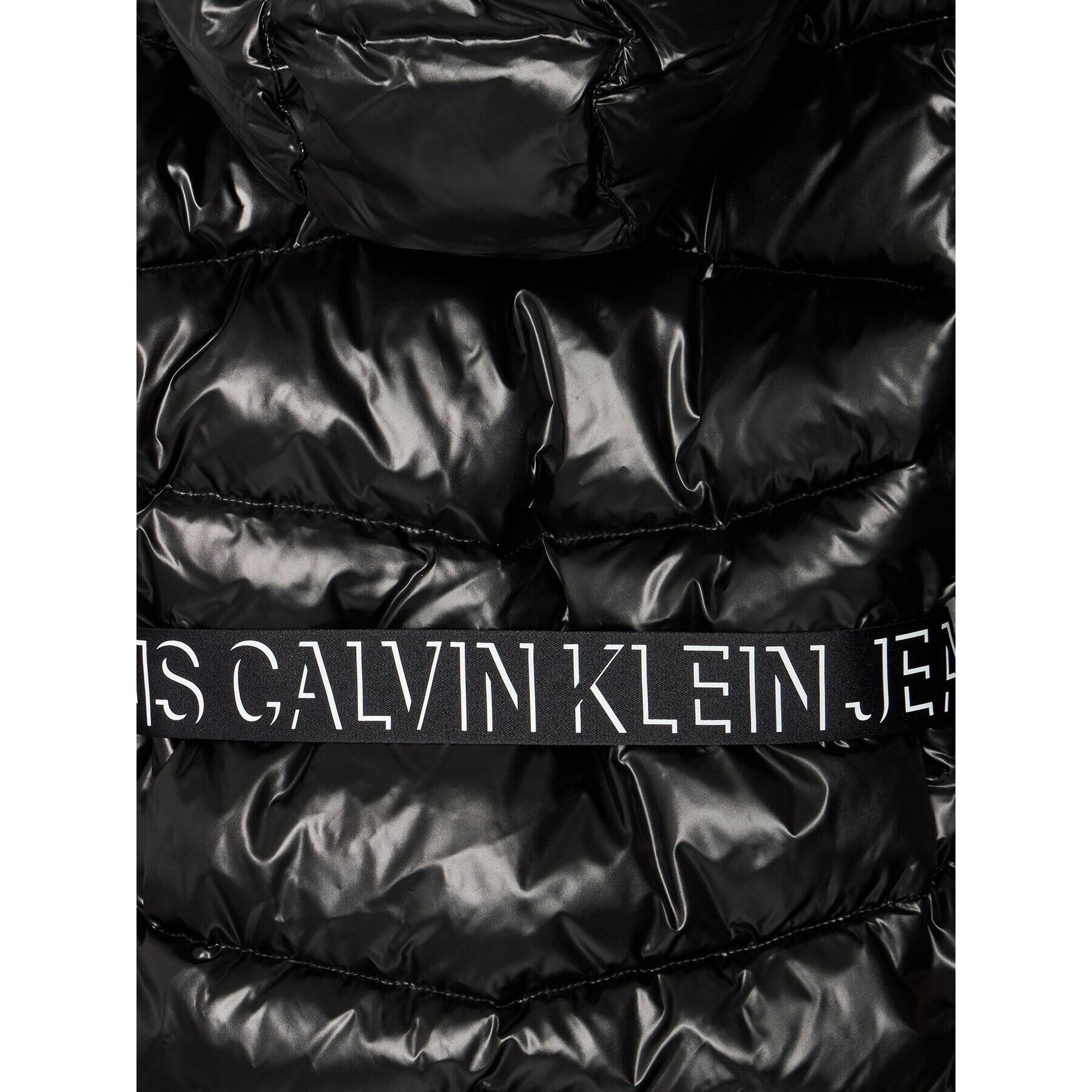 Calvin Klein Jeans Пухено яке IG0IG01175 Черен Regular Fit - Pepit.bg