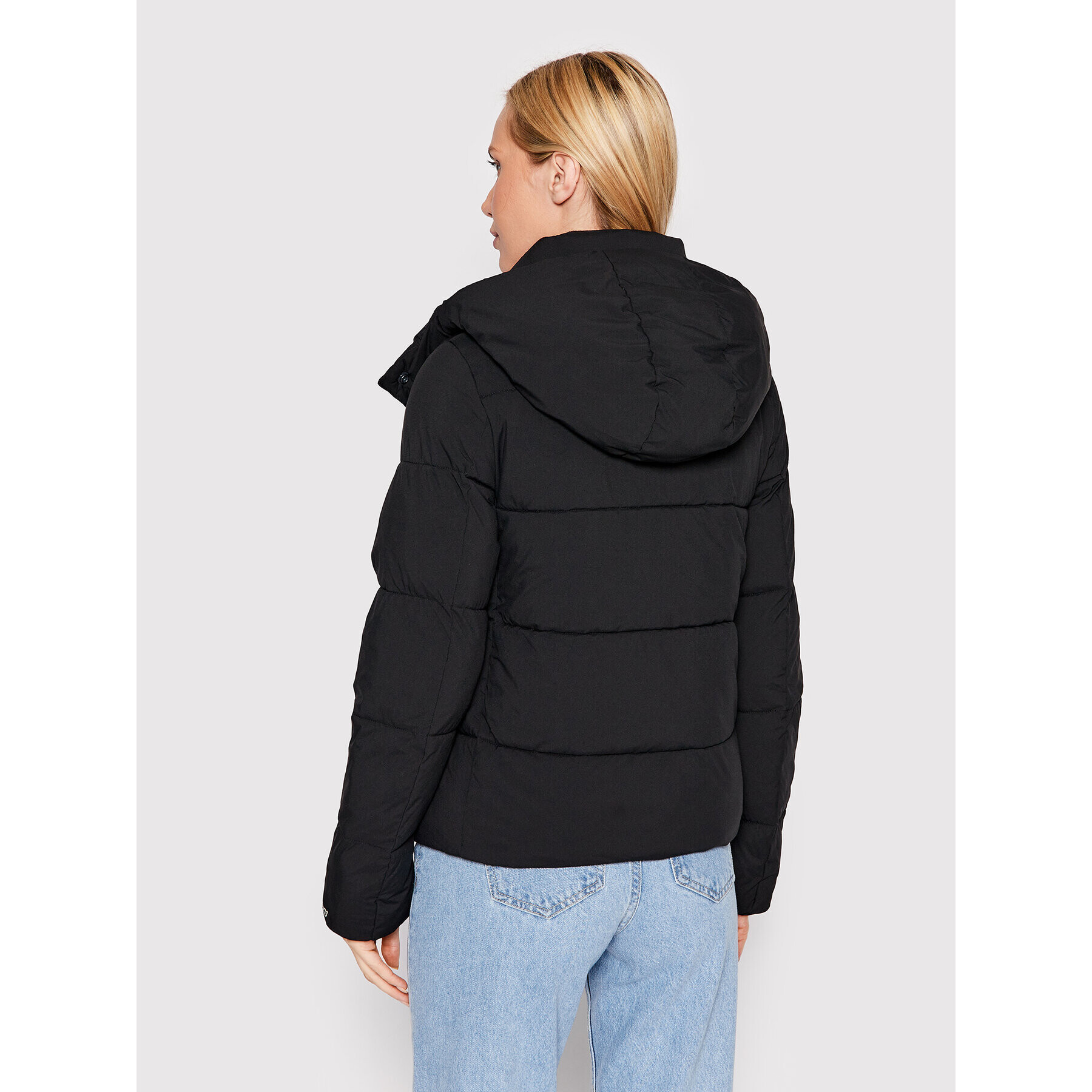 Calvin Klein Jeans Пухено яке J20J219007 Черен Regular Fit - Pepit.bg