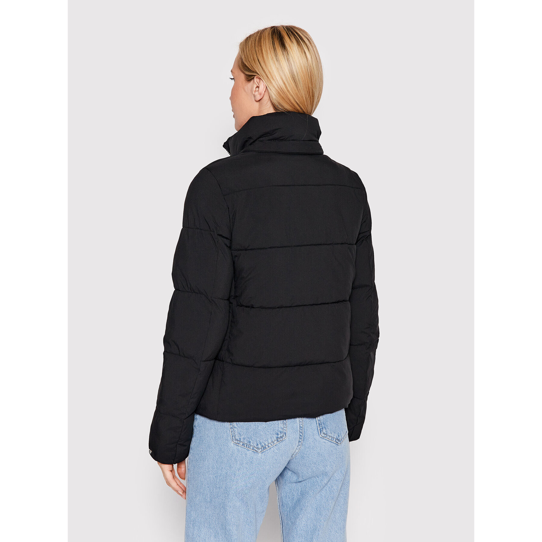 Calvin Klein Jeans Пухено яке J20J219007 Черен Regular Fit - Pepit.bg