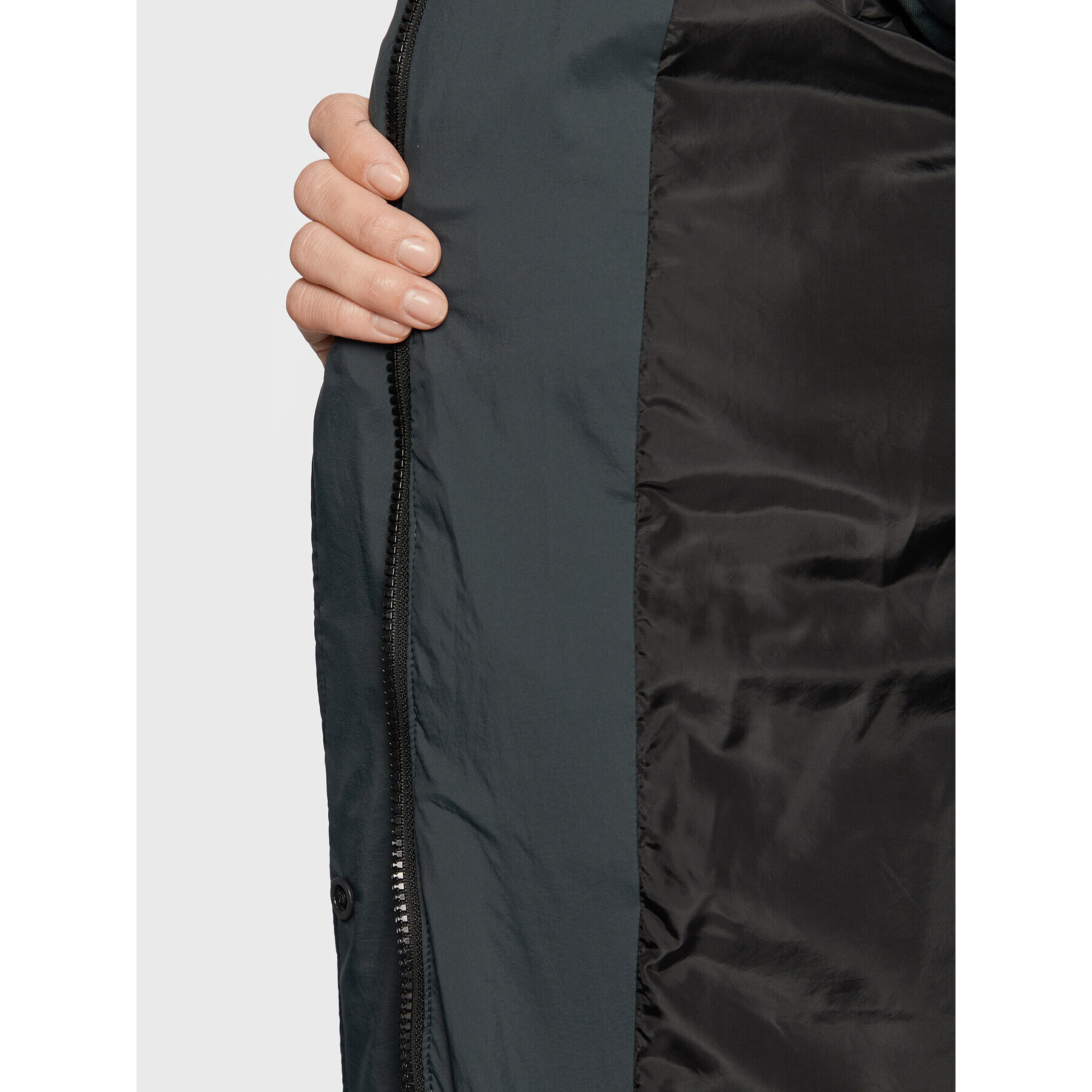 Calvin Klein Jeans Пухено яке J20J219828 Зелен Regular Fit - Pepit.bg