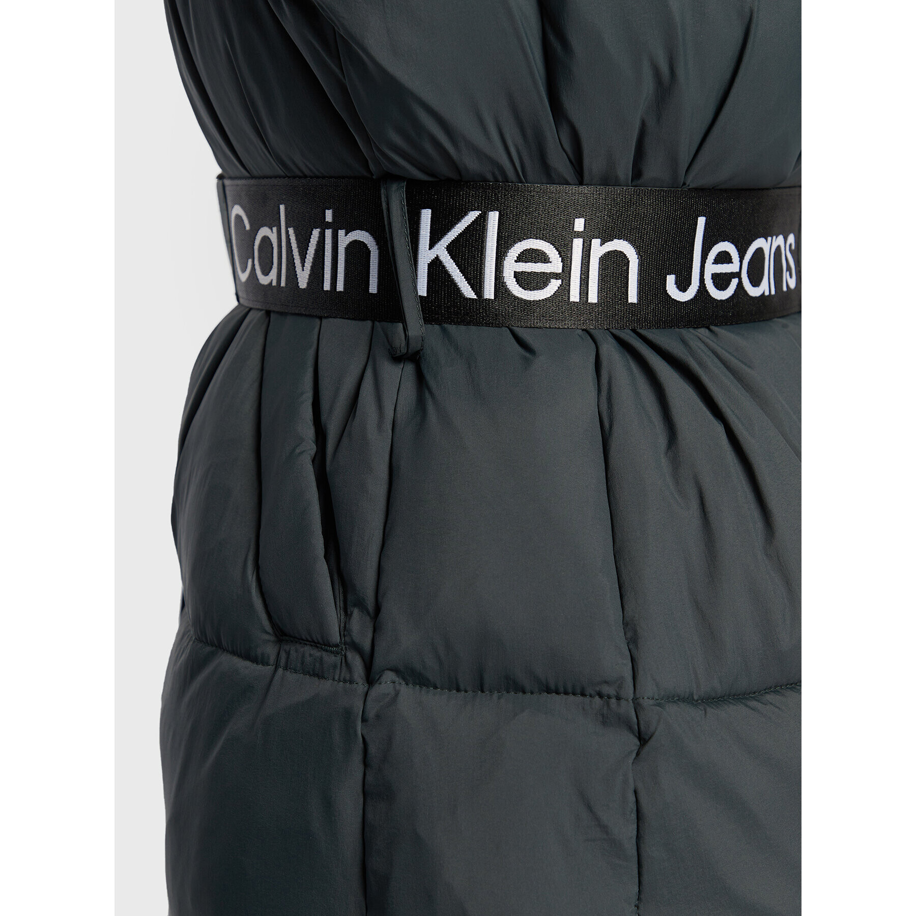 Calvin Klein Jeans Пухено яке J20J219828 Зелен Regular Fit - Pepit.bg