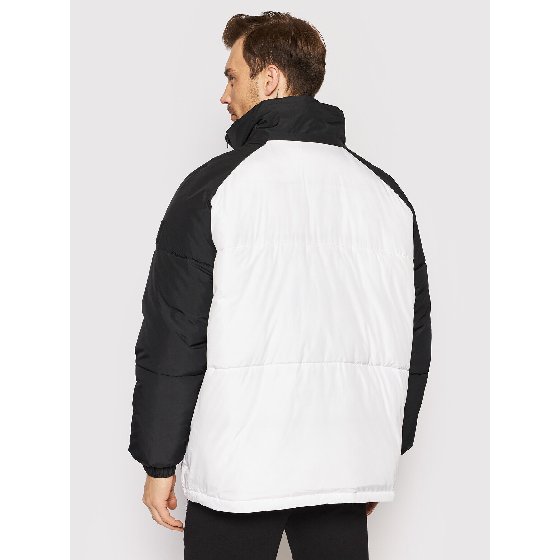 Calvin Klein Jeans Пухено яке J30J318679 Бял Oversize - Pepit.bg