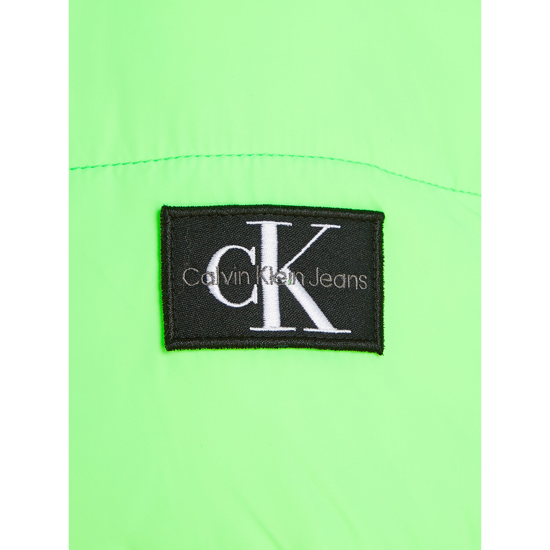 Calvin Klein Jeans Пухено яке Essential IB0IB01276 Зелен Regular Fit - Pepit.bg