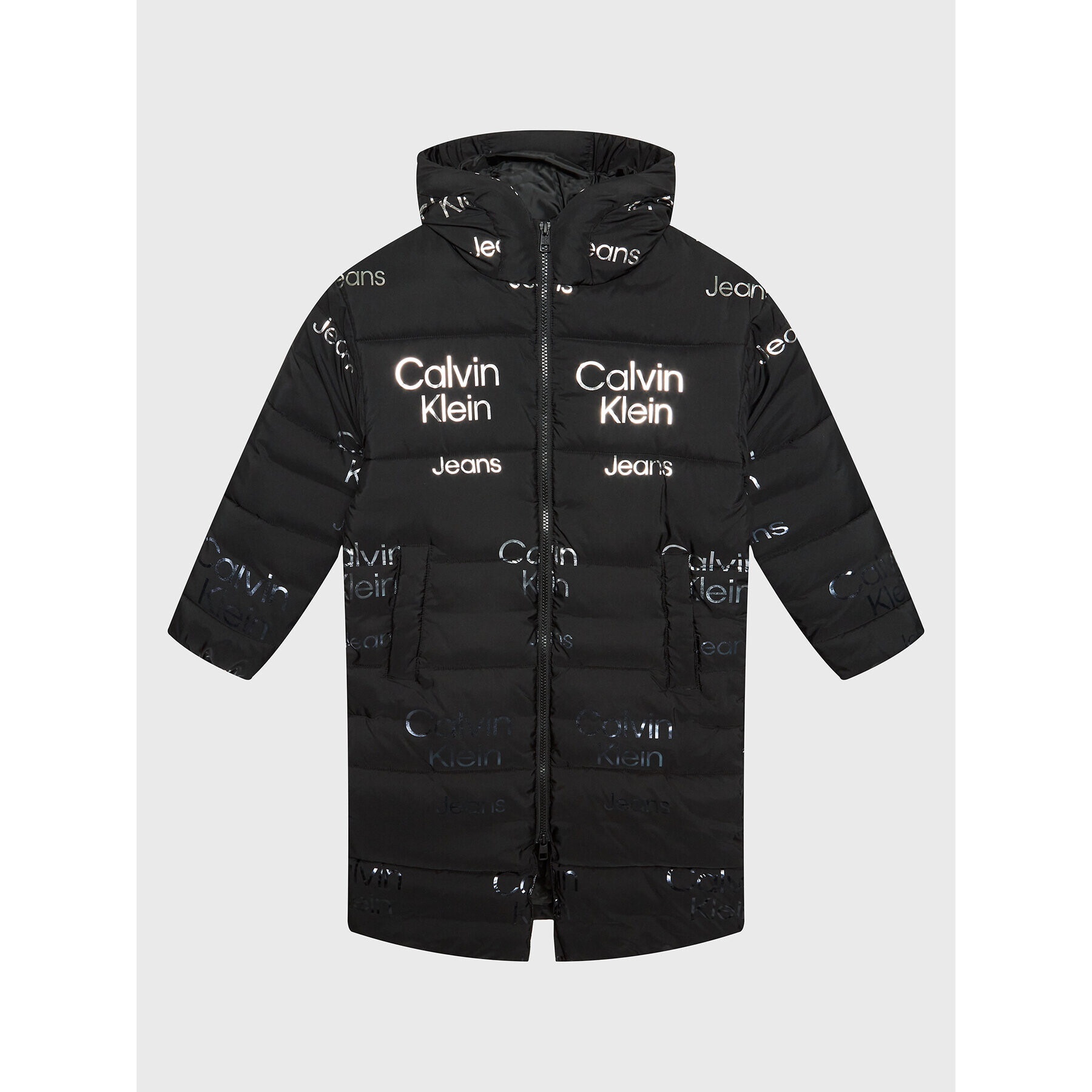 Calvin Klein Jeans Пухено яке Gradient IG0IG01615 Черен Regular Fit - Pepit.bg