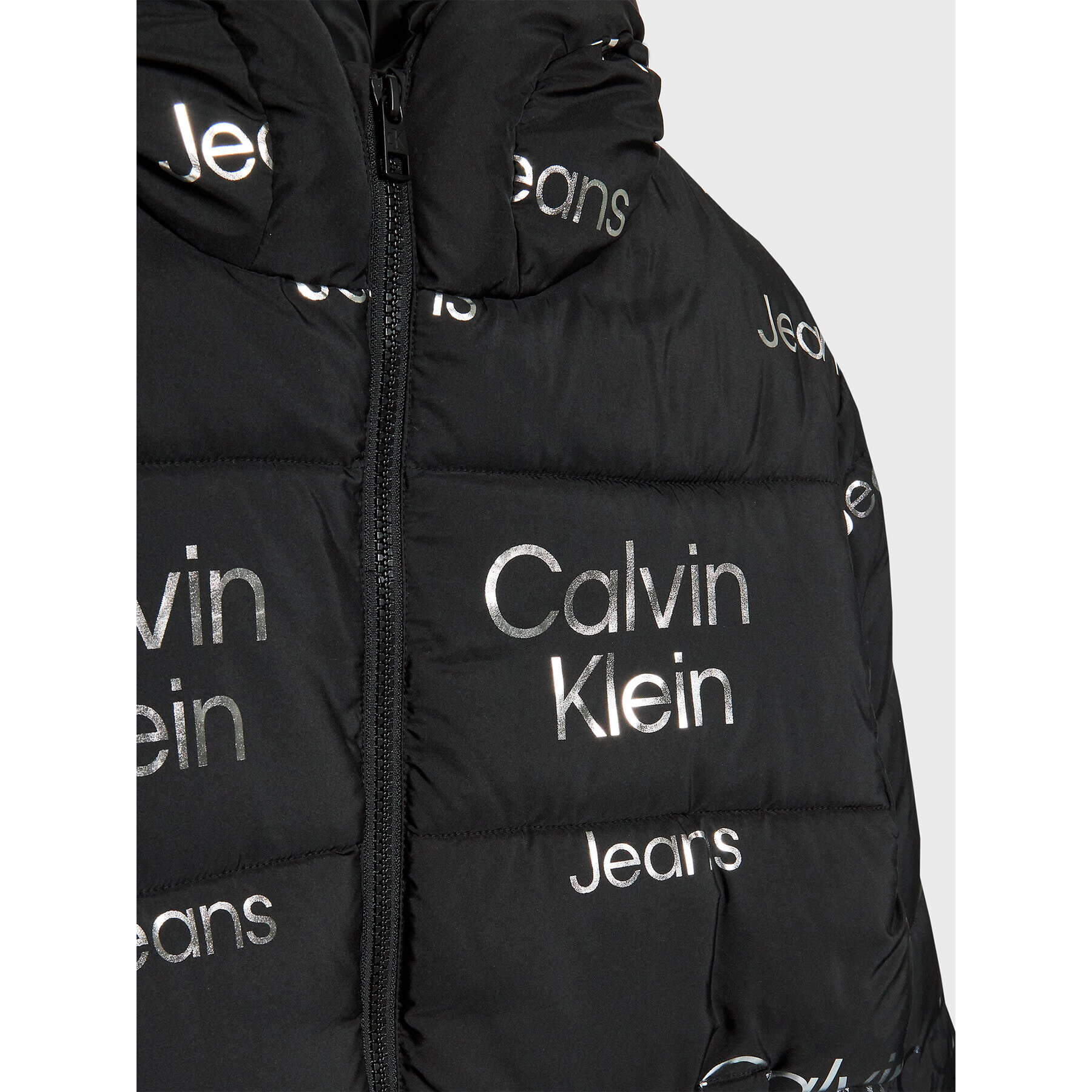 Calvin Klein Jeans Пухено яке Gradient IG0IG01615 Черен Regular Fit - Pepit.bg