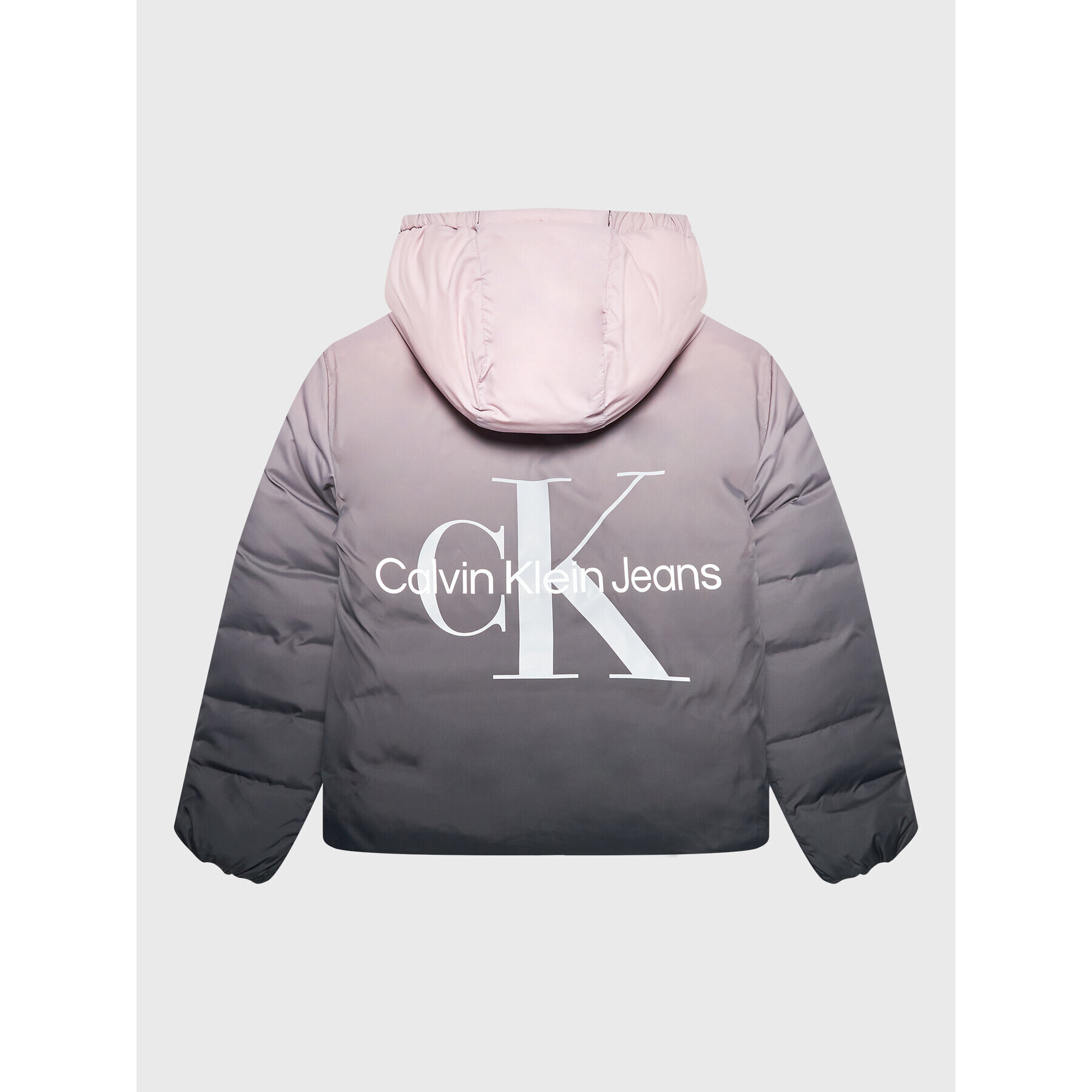 Calvin Klein Jeans Пухено яке Gradient Reversible IU0IU00349 Сив Regular Fit - Pepit.bg