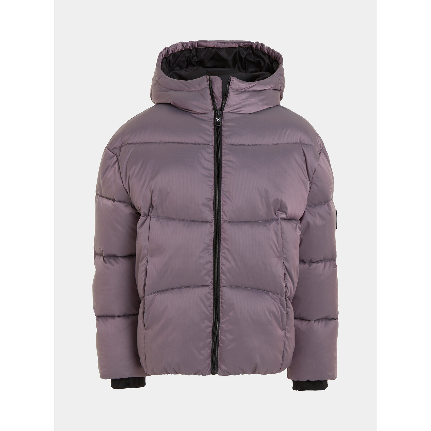 Calvin Klein Jeans Пухено яке Hyper Two Tone IB0IB01818 Виолетов Regular Fit - Pepit.bg