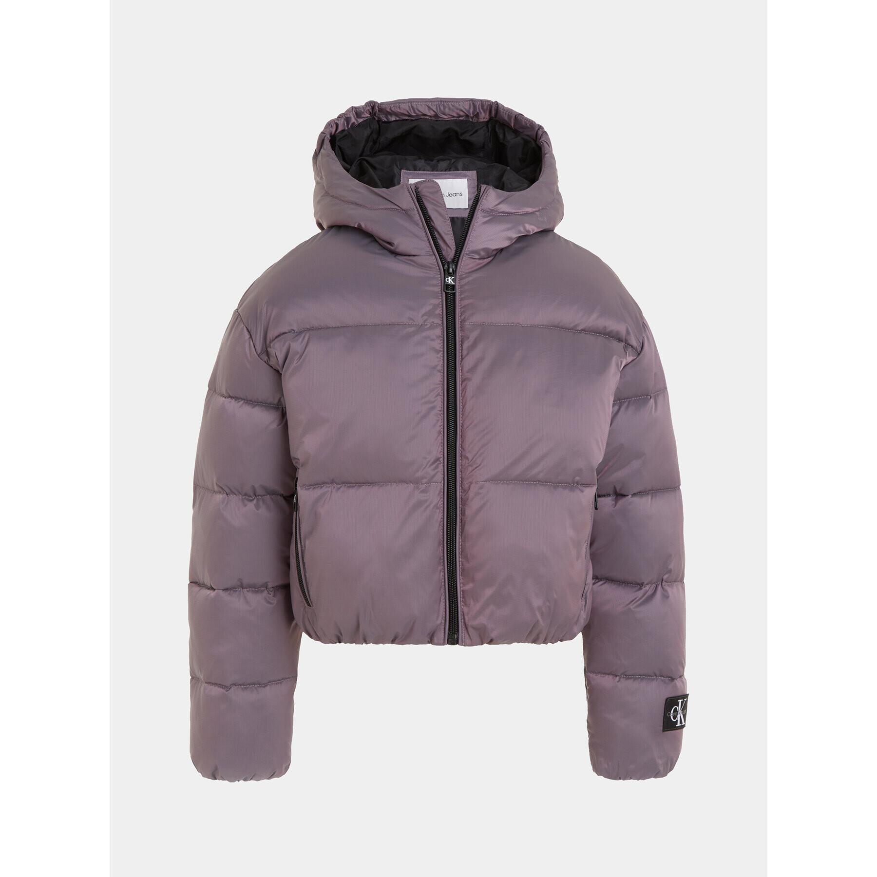 Calvin Klein Jeans Пухено яке Hyper Two Tone IG0IG02246 Виолетов Relaxed Fit - Pepit.bg