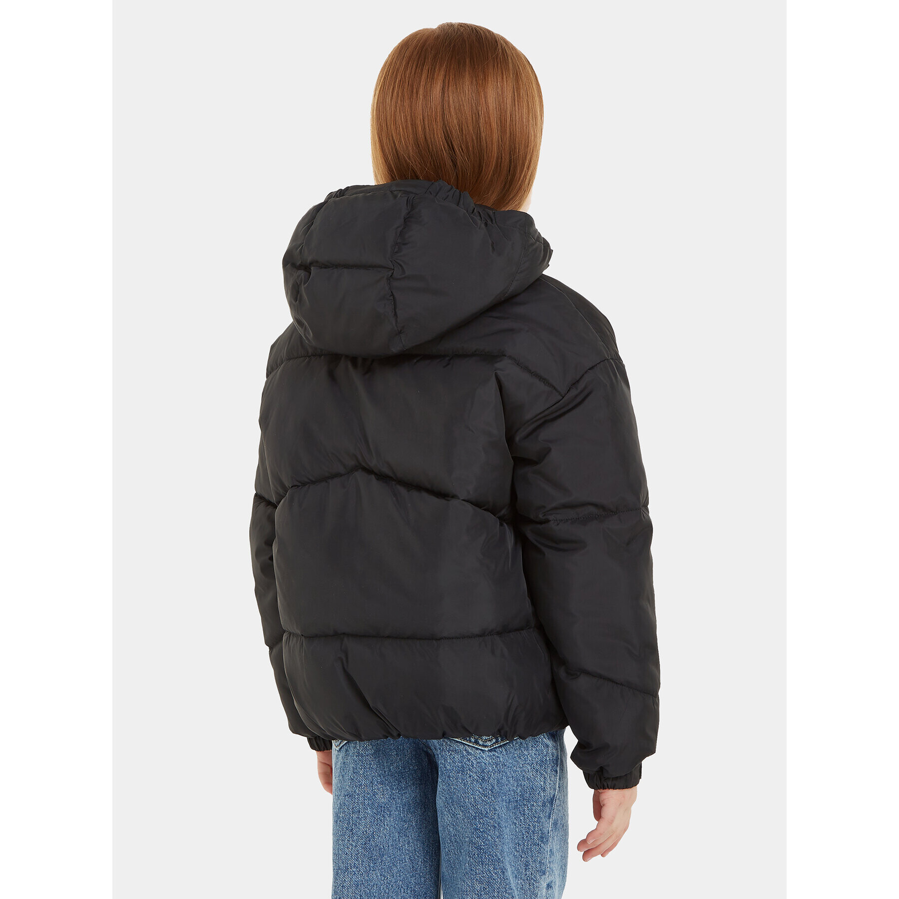 Calvin Klein Jeans Пухено яке IG0IG02056 Черен Regular Fit - Pepit.bg