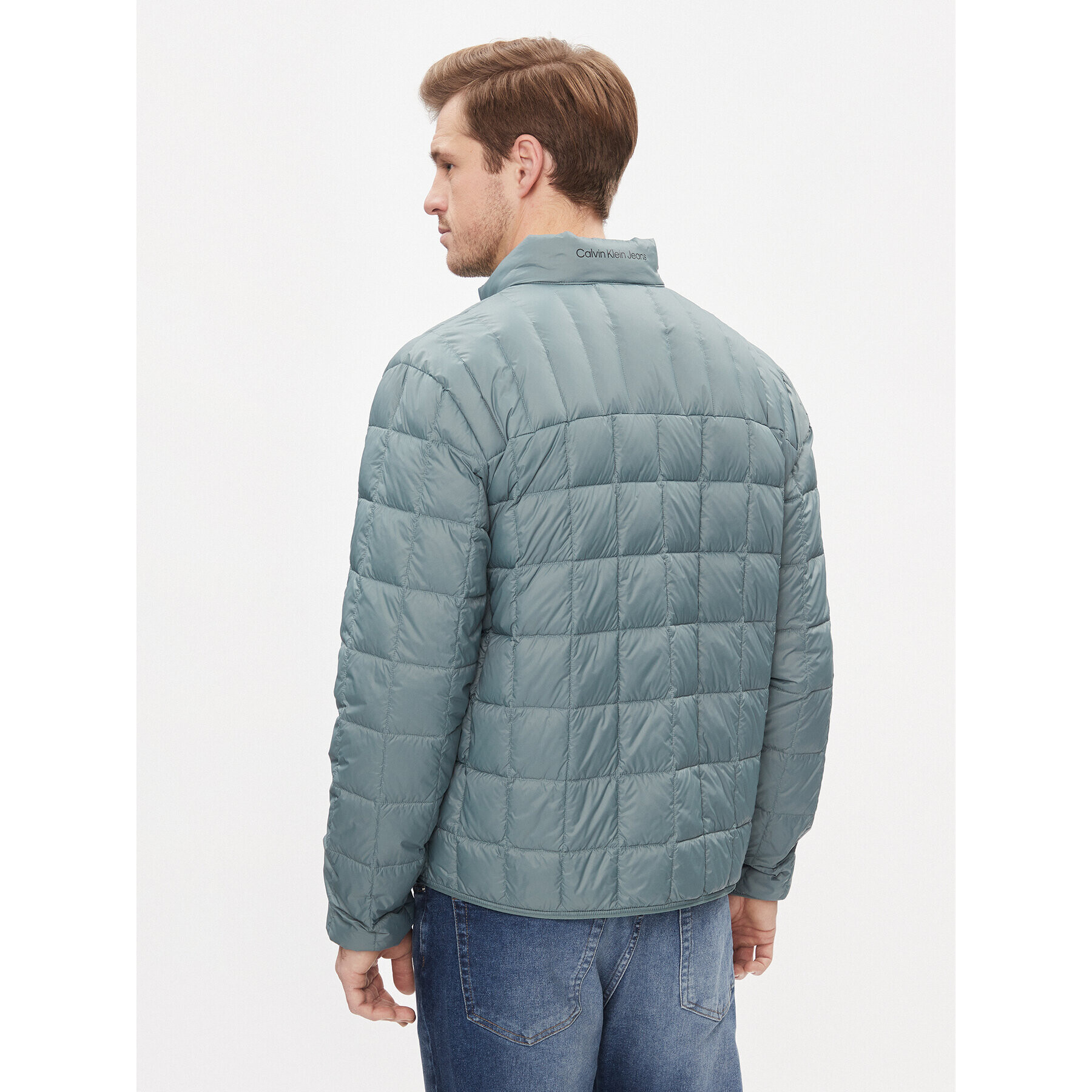 Calvin Klein Jeans Пухено яке Ultra Light Down Jacket J30J324981 Тъмносин Regular Fit - Pepit.bg