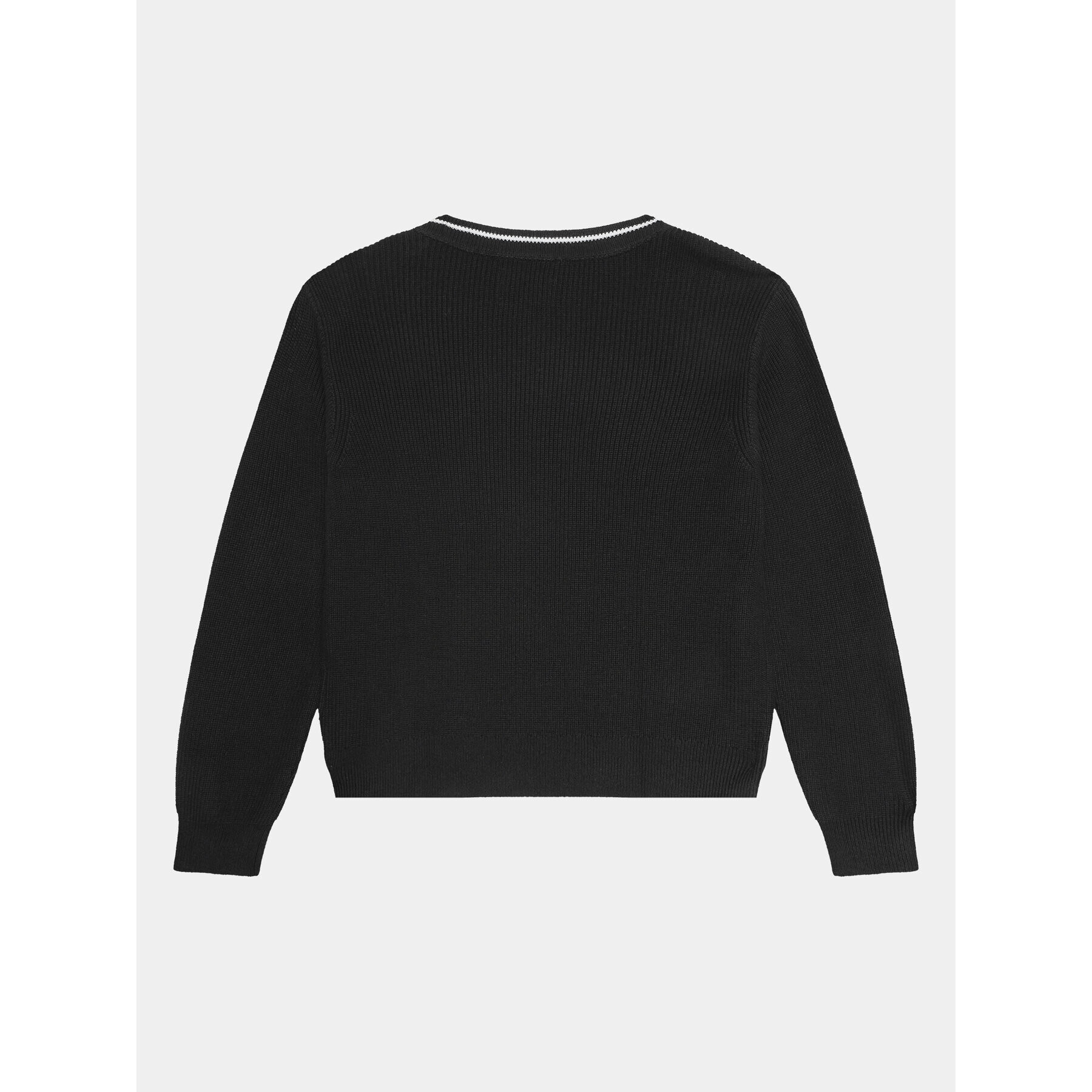 Calvin Klein Jeans Пуловер Ceremony IB0IB01869 Черен Relaxed Fit - Pepit.bg