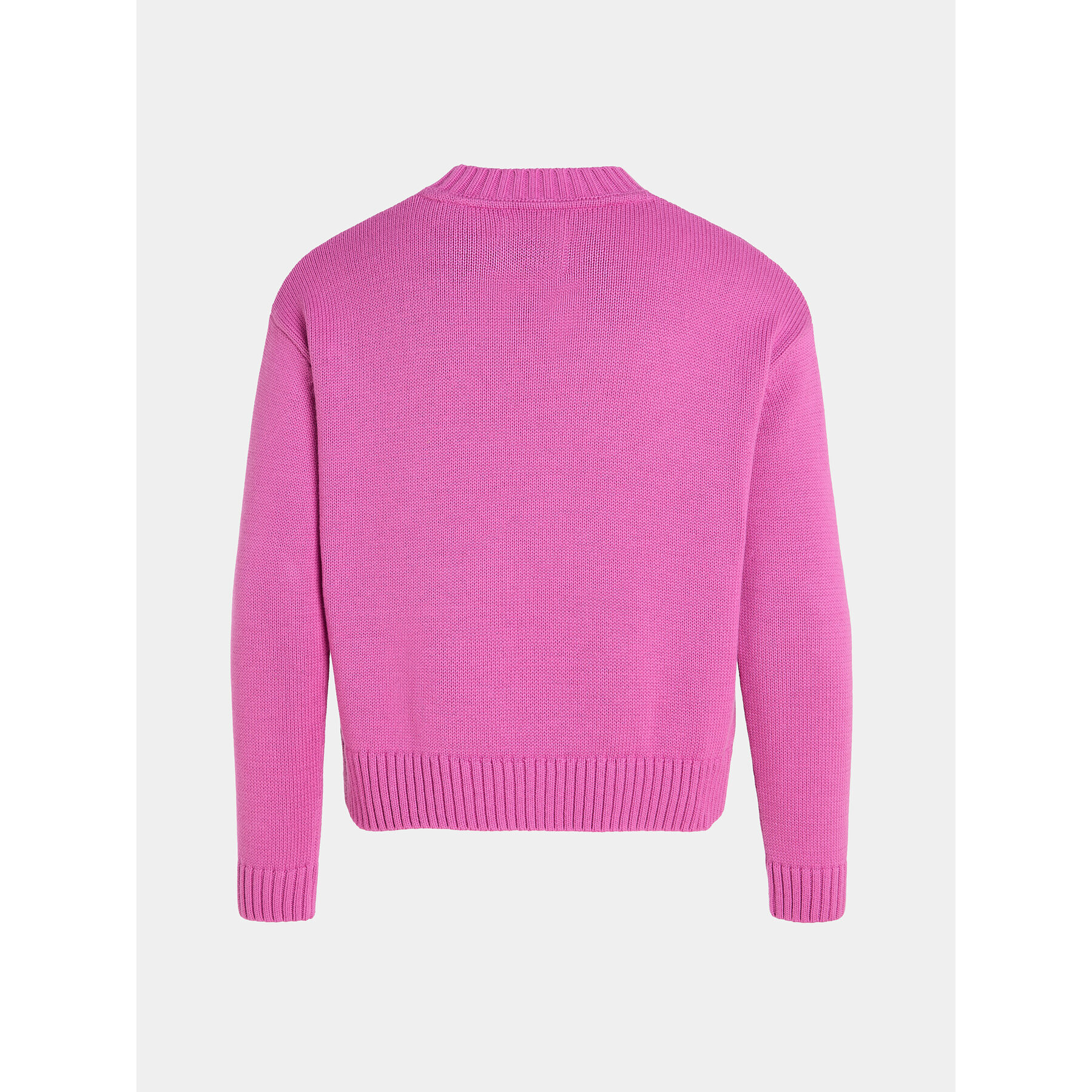 Calvin Klein Jeans Пуловер Fluffy Monogram IG0IG02220 Розов Regular Fit - Pepit.bg