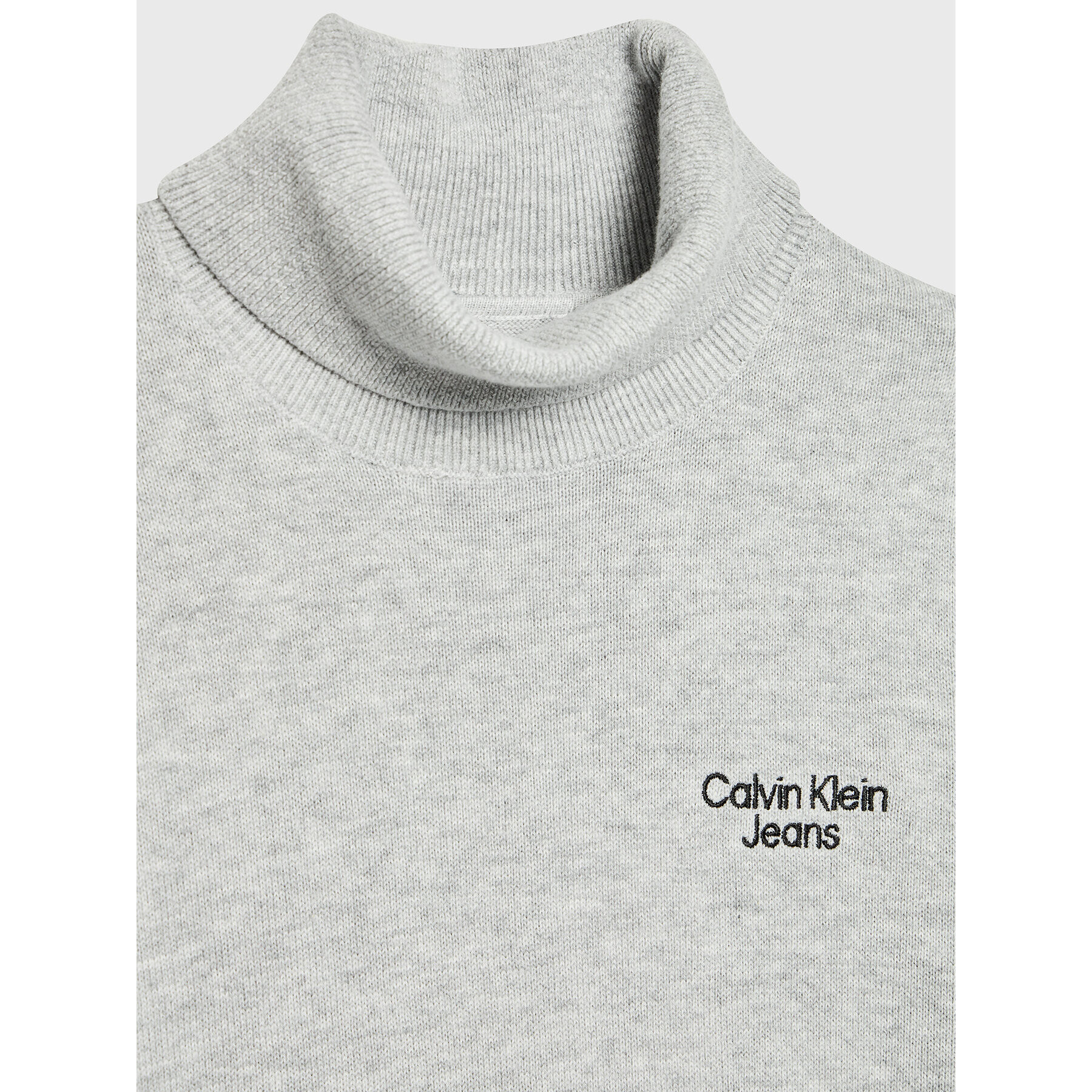 Calvin Klein Jeans Пуловер IB0IB01331 Сив Regular Fit - Pepit.bg
