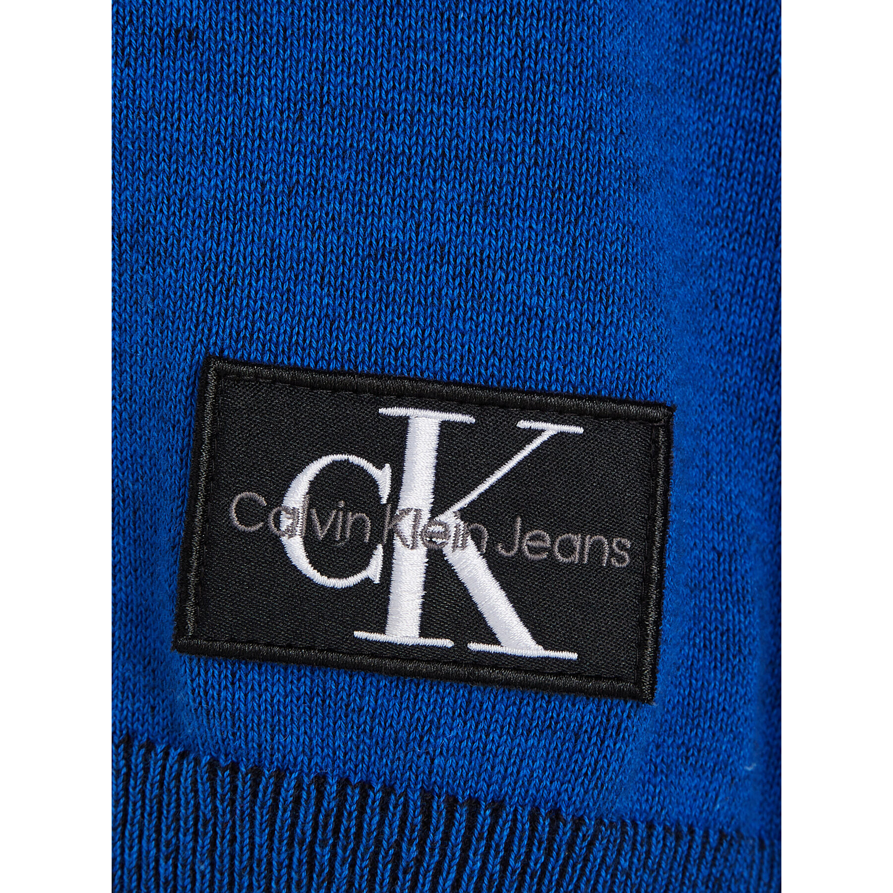 Calvin Klein Jeans Пуловер IB0IB01868 Син Regular Fit - Pepit.bg
