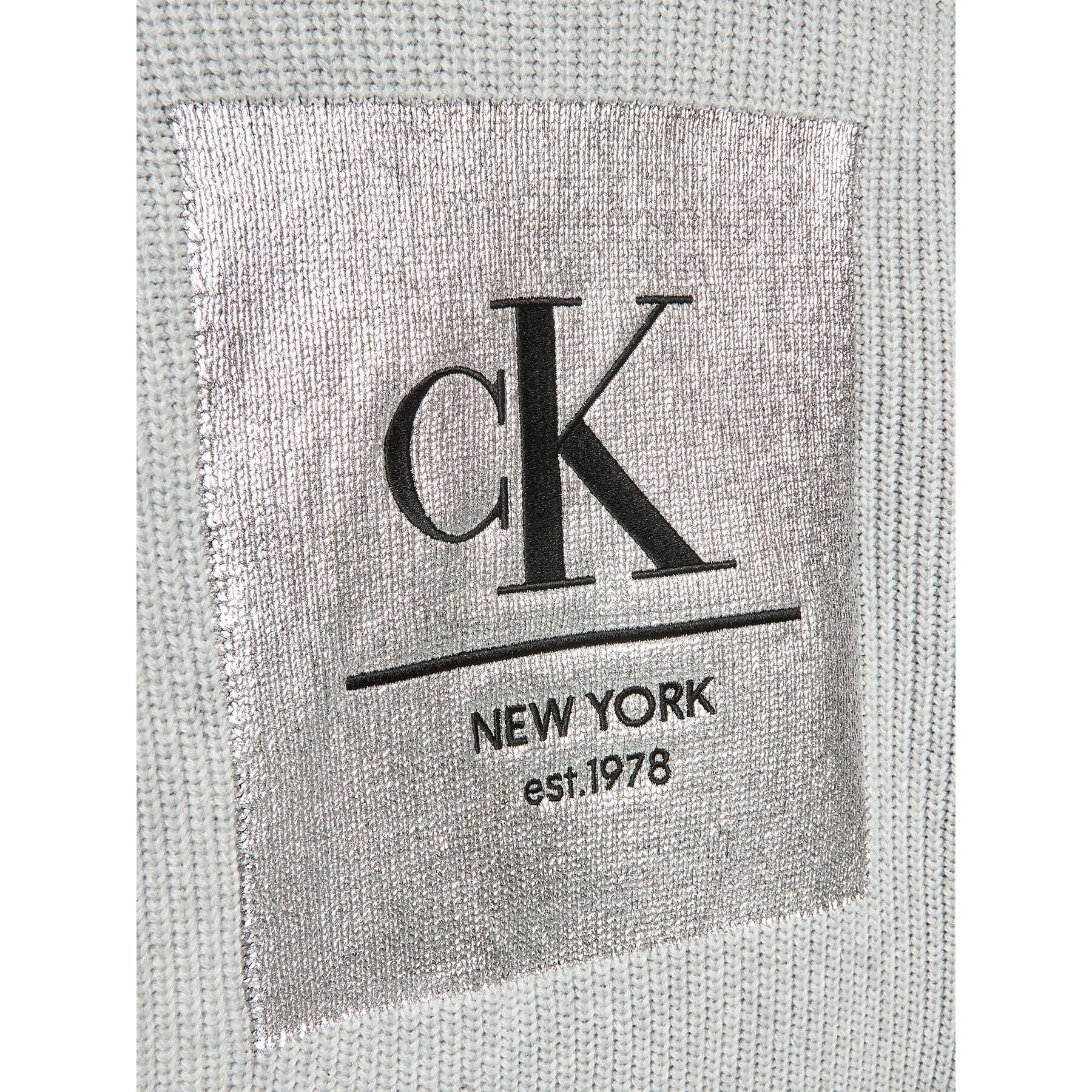 Calvin Klein Jeans Пуловер IG0IG01810 Сив Regular Fit - Pepit.bg