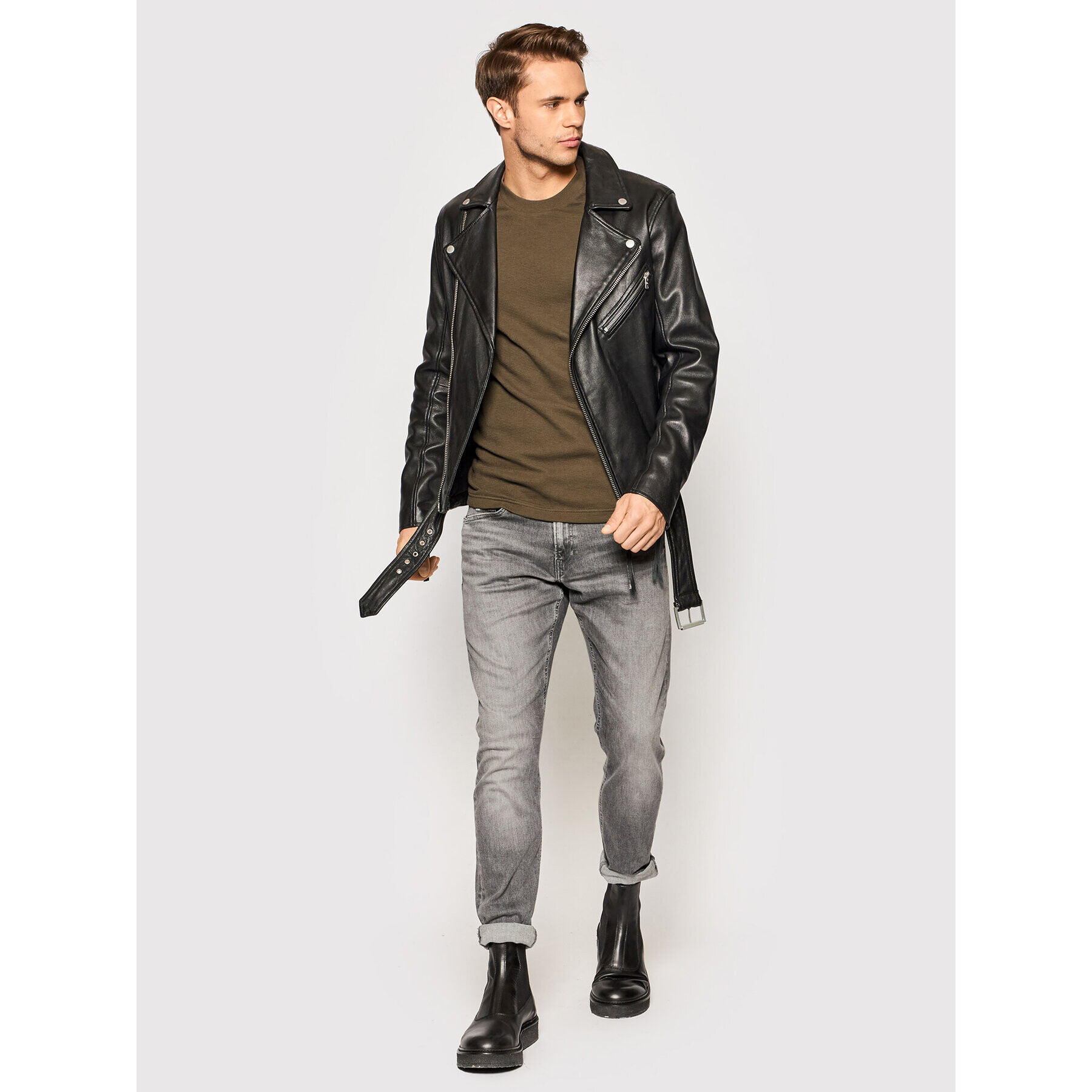Calvin Klein Jeans Пуловер J30J316610 Зелен Regular Fit - Pepit.bg