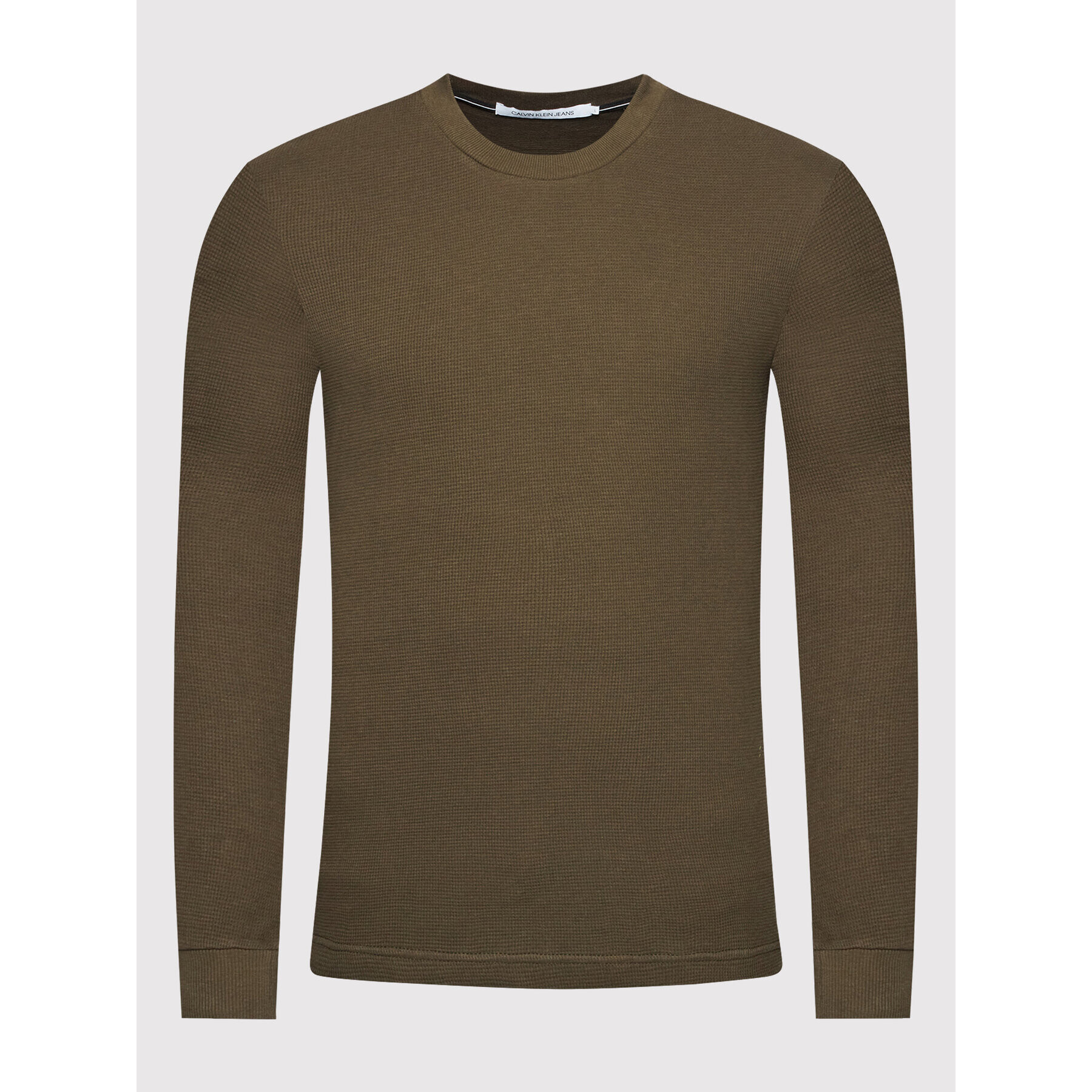 Calvin Klein Jeans Пуловер J30J316610 Зелен Regular Fit - Pepit.bg