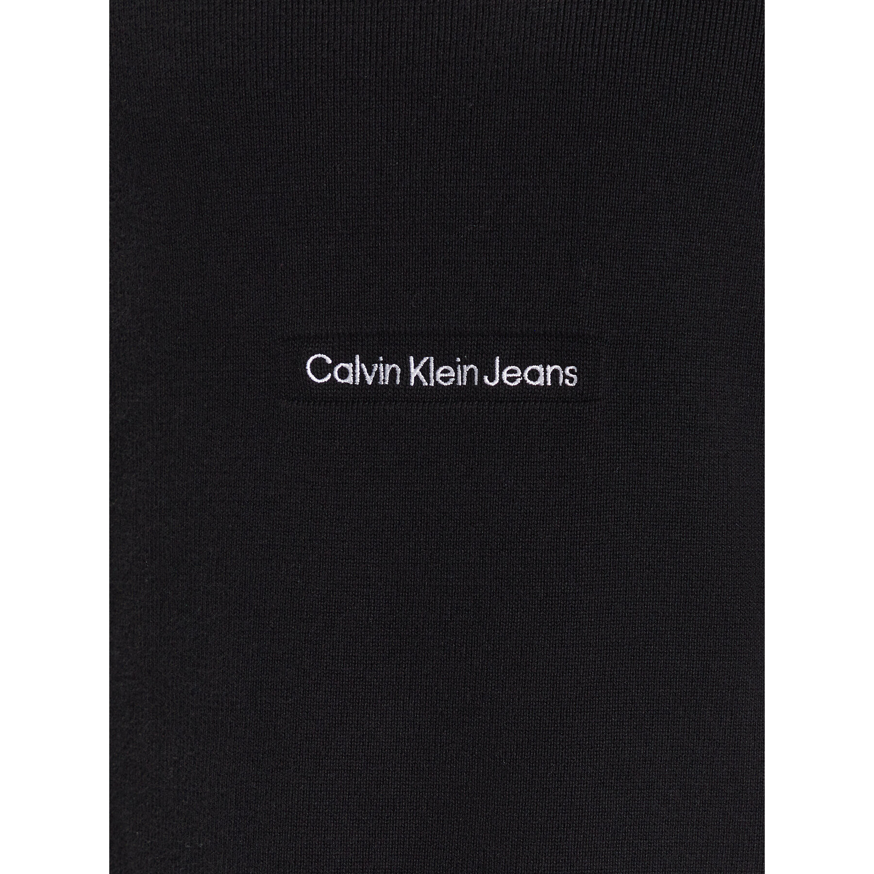 Calvin Klein Jeans Пуловер J30J322859 Черен Regular Fit - Pepit.bg
