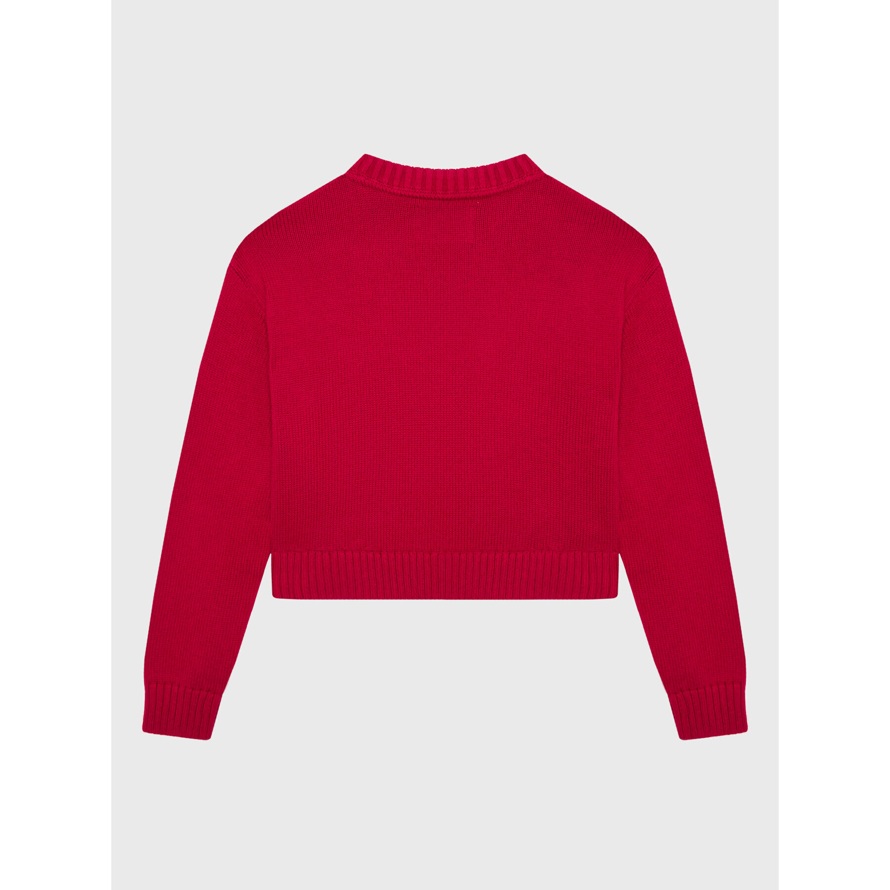 Calvin Klein Jeans Пуловер Monogram IG0IG01705 Бордо Relaxed Fit - Pepit.bg