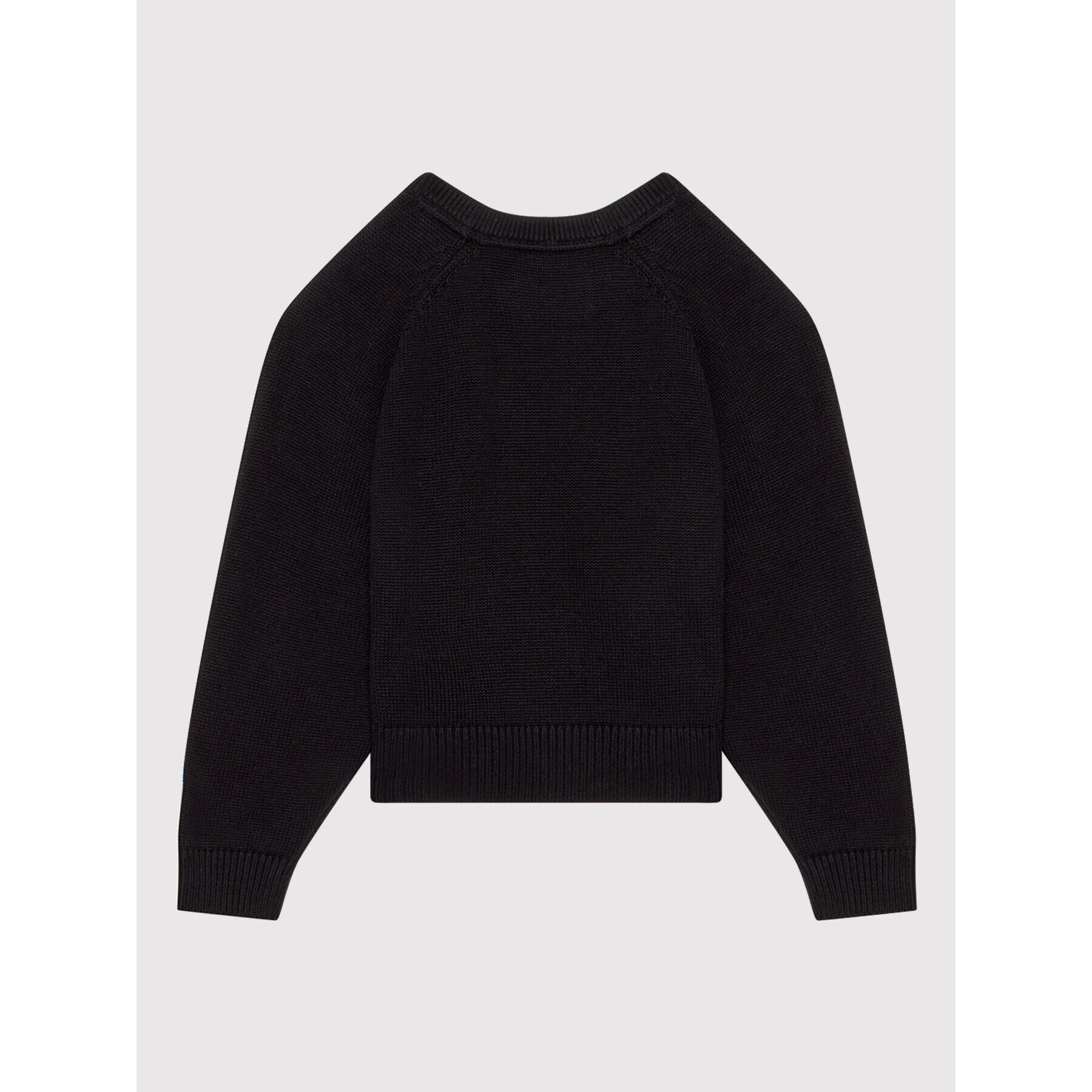 Calvin Klein Jeans Пуловер Monogram Logo IG0IG01149 Черен Regular Fit - Pepit.bg