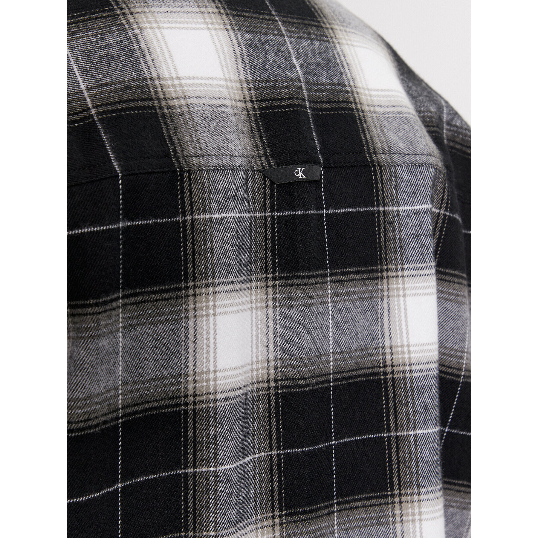 Calvin Klein Jeans Риза Check Shirt J30J324611 Черен Regular Fit - Pepit.bg