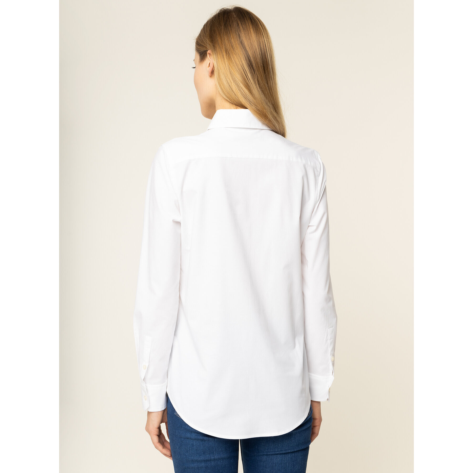 Calvin Klein Jeans Риза J20J212885 Бял Regular Fit - Pepit.bg