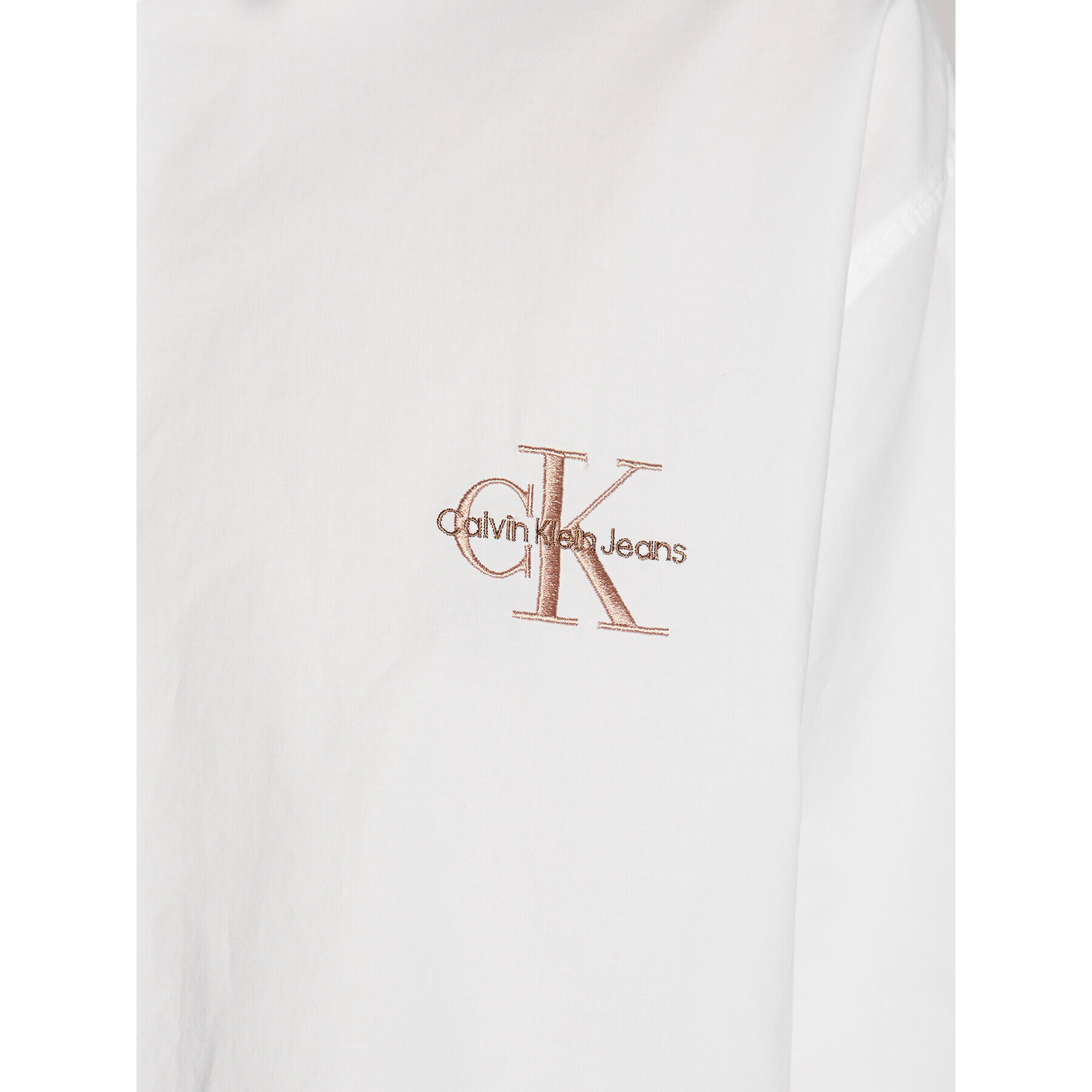 Calvin Klein Jeans Риза J20J220515 Бял Regular Fit - Pepit.bg