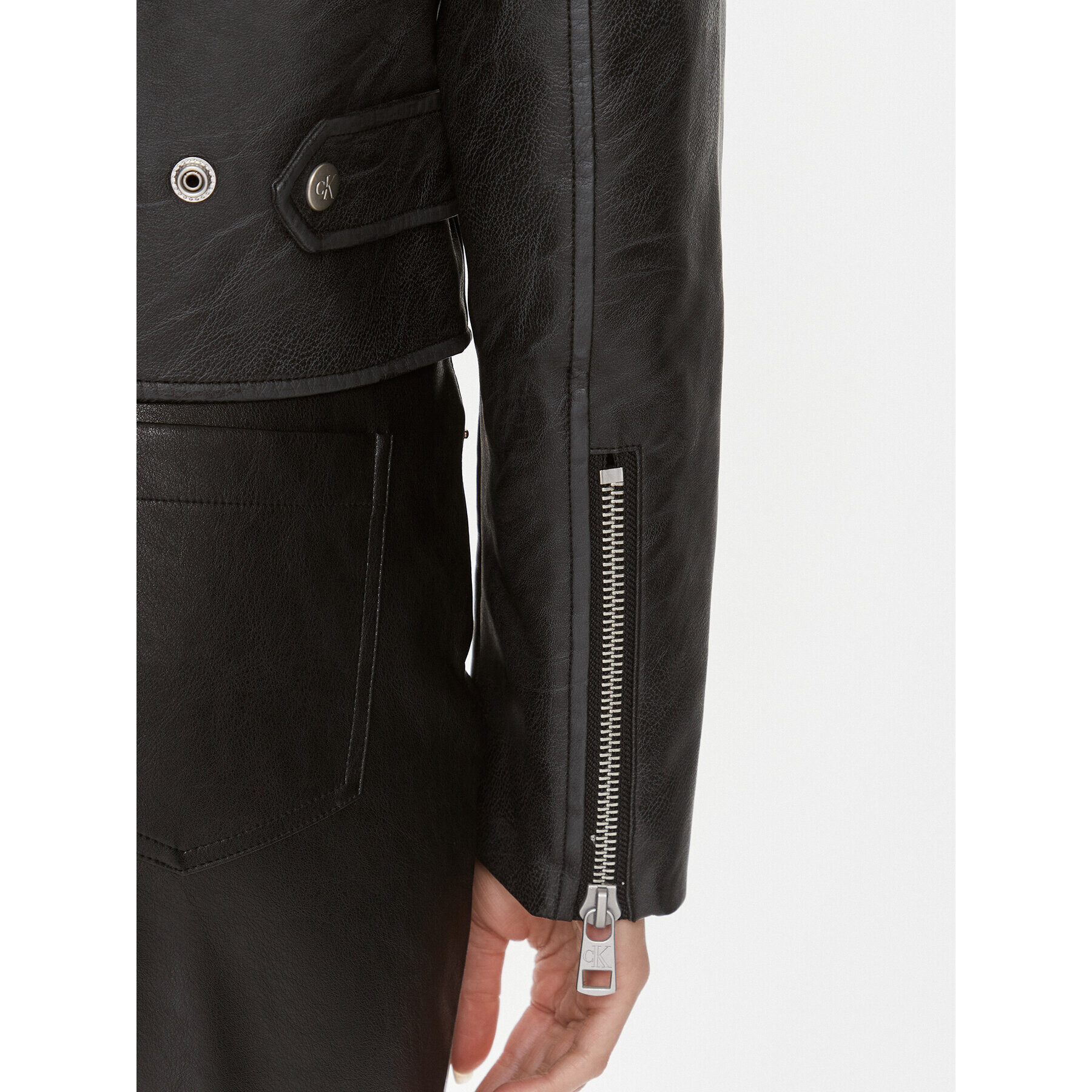 Calvin Klein Jeans Риза J20J222553 Черен Relaxed Fit - Pepit.bg