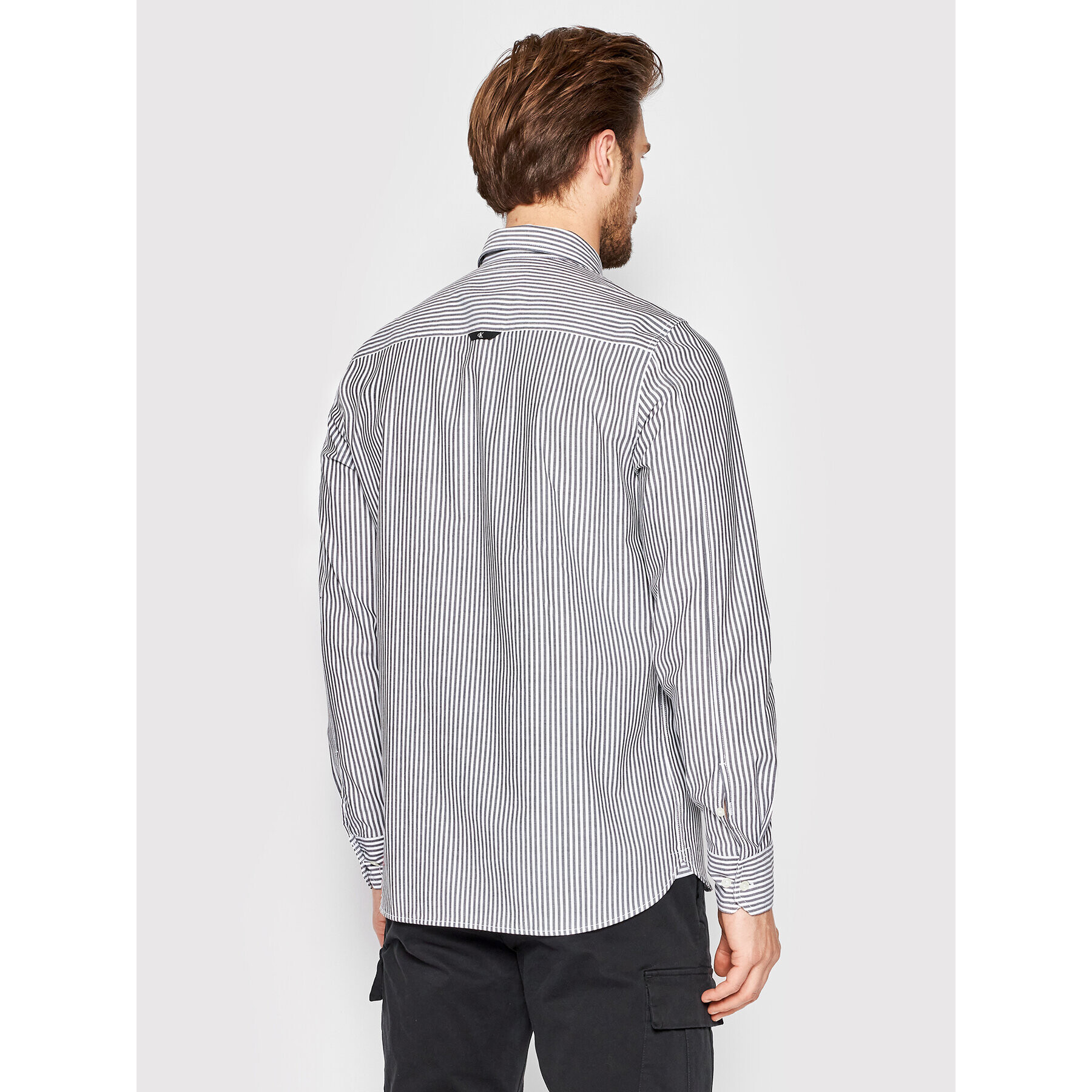 Calvin Klein Jeans Риза J30J320075 Бял Regular Fit - Pepit.bg