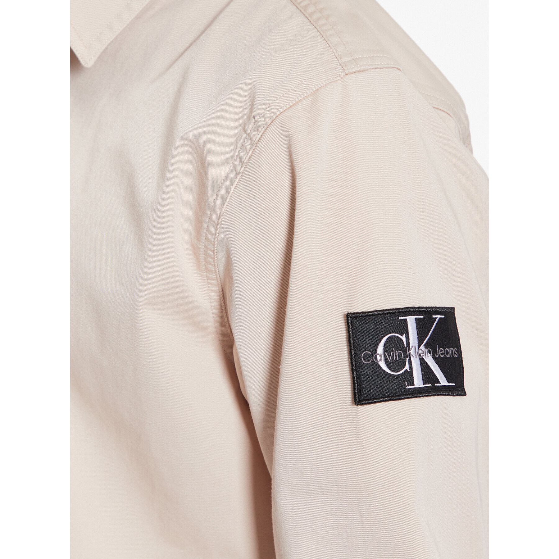 Calvin Klein Jeans Риза J30J323255 Бежов Relaxed Fit - Pepit.bg