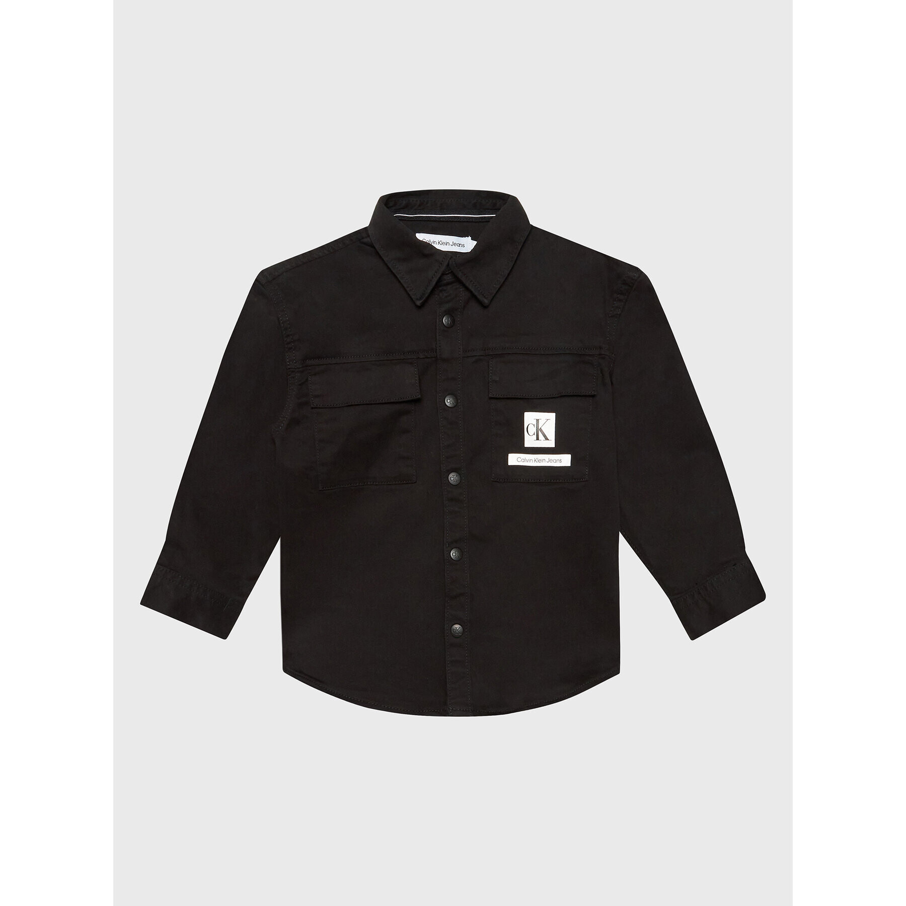 Calvin Klein Jeans Риза Monogram IB0IB01468 Черен Regular Fit - Pepit.bg