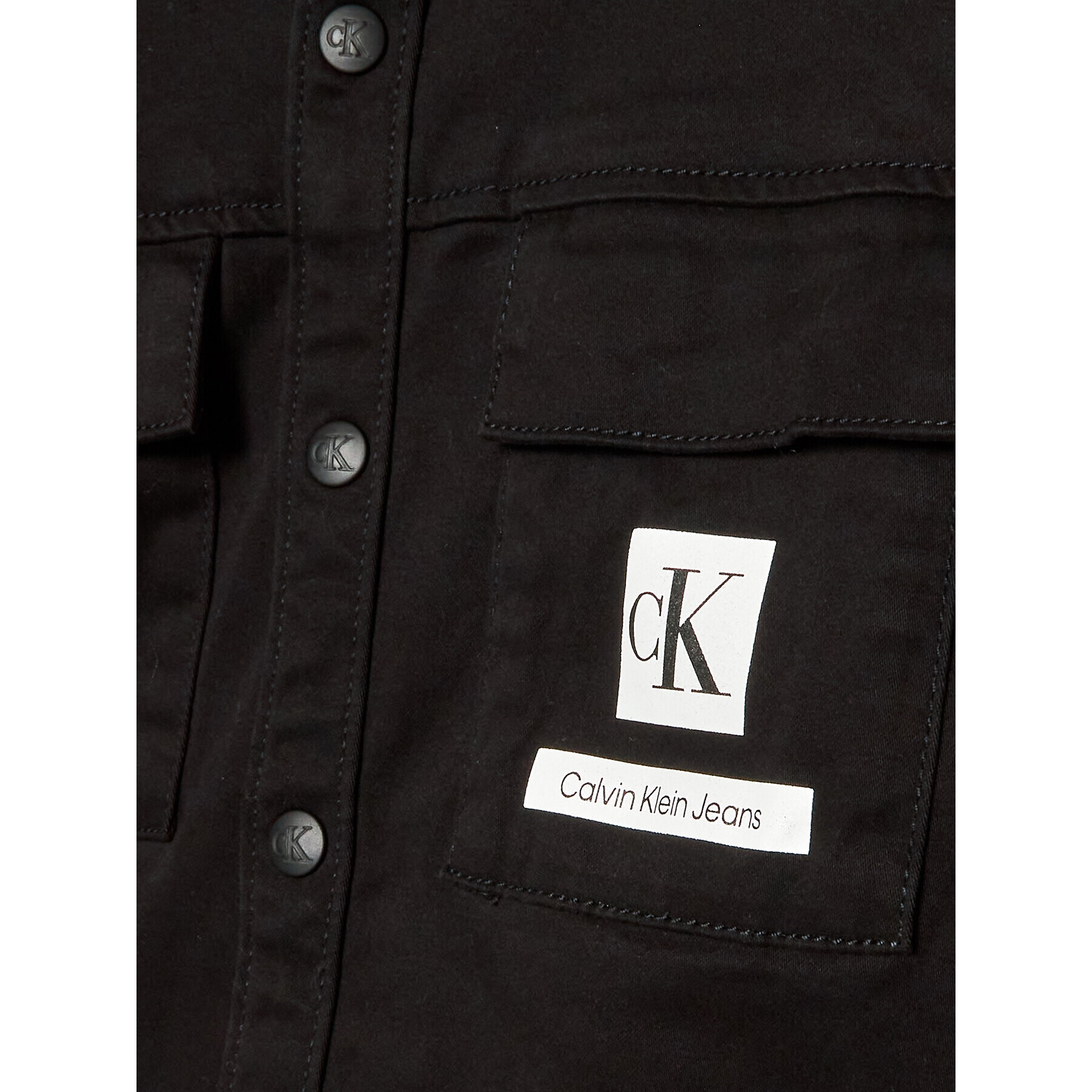 Calvin Klein Jeans Риза Monogram IB0IB01468 Черен Regular Fit - Pepit.bg