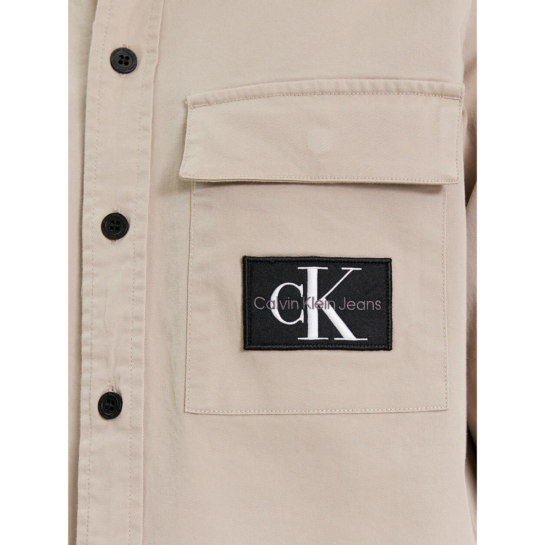 Calvin Klein Jeans Риза Utility Shirt J30J324610 Сив Regular Fit - Pepit.bg