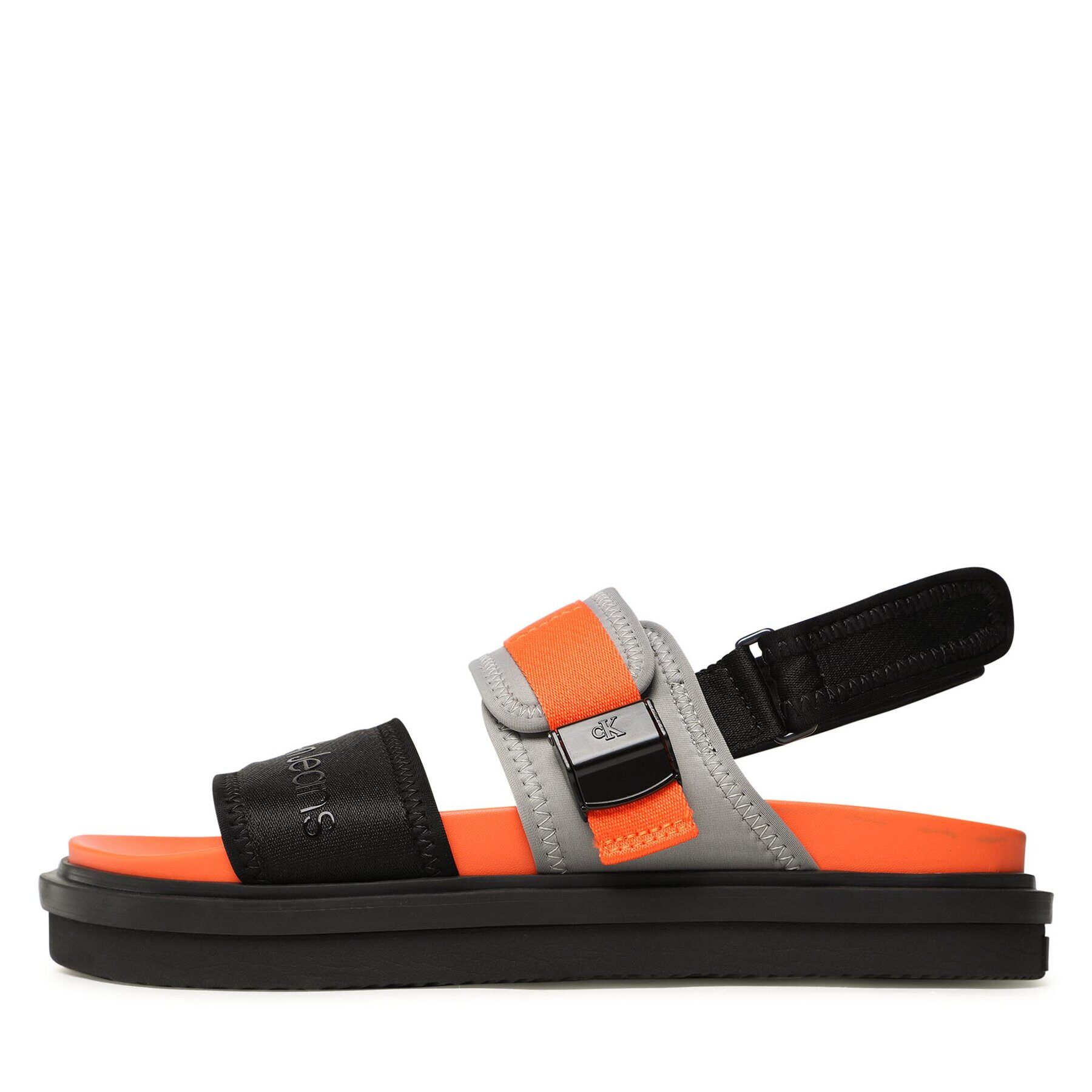 Calvin Klein Jeans Сандали Doublebar Hardware YM0YM00643 Черен - Pepit.bg