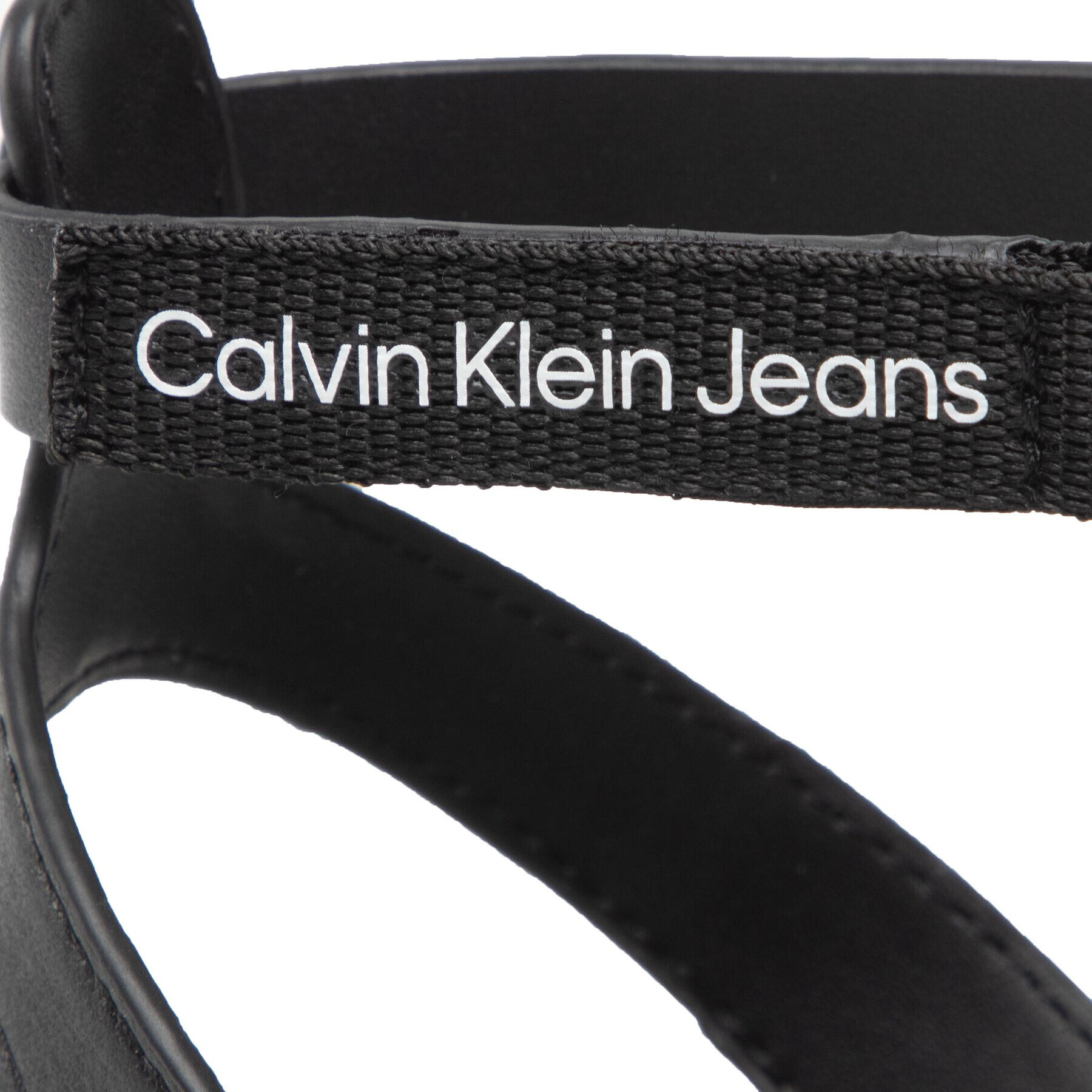 Calvin Klein Jeans Сандали Flat Sandal Toe YW0YW00545 Черен - Pepit.bg